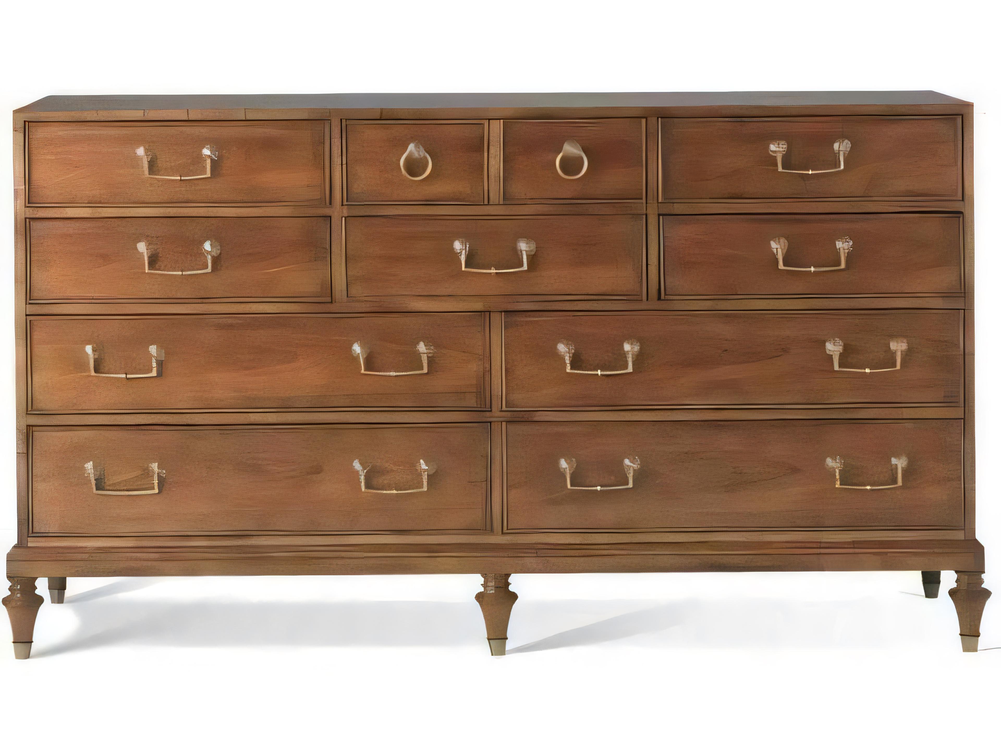 Hickory White Metropolitan Classics 10-Drawer Triple Dresser