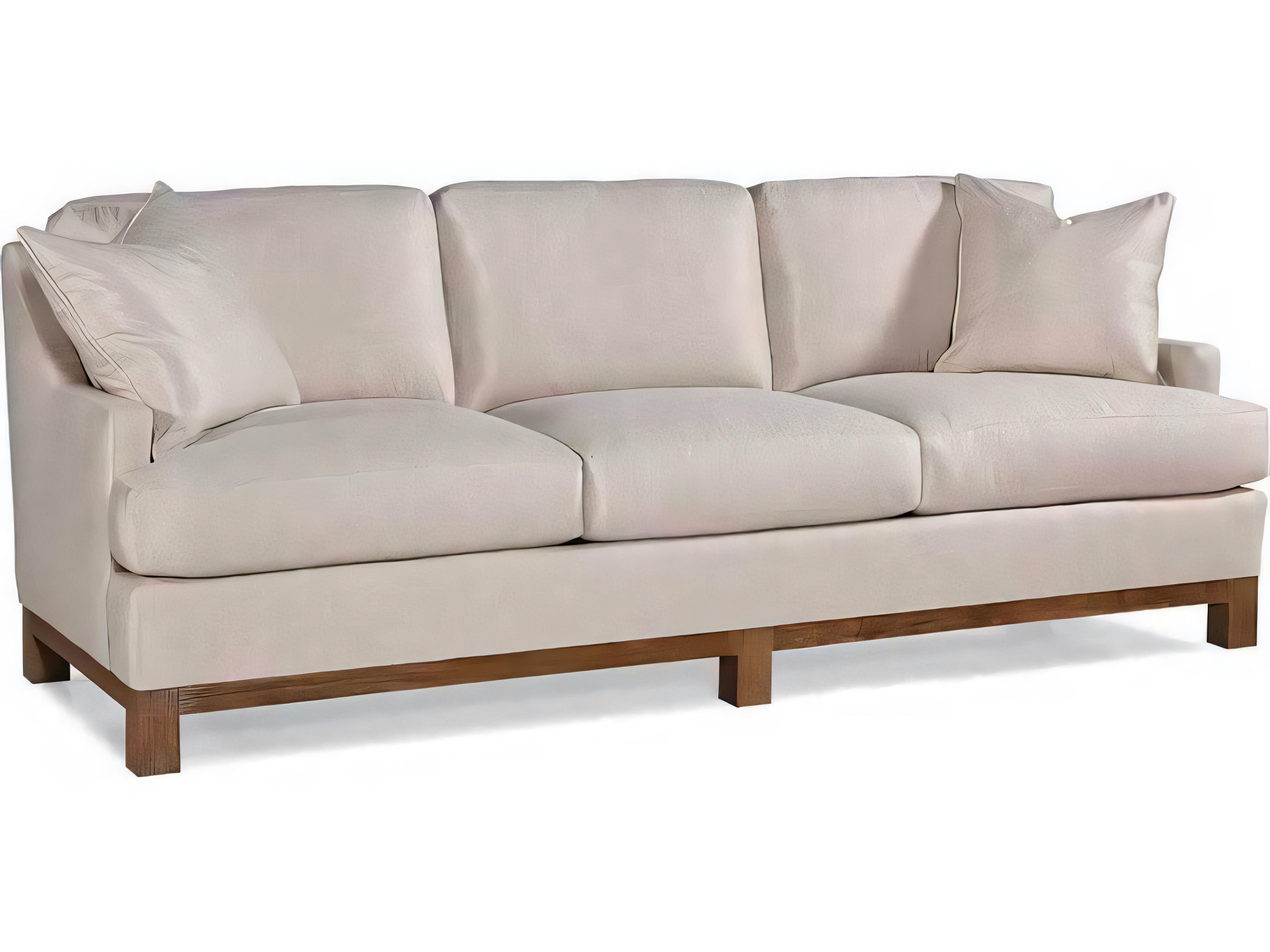 Hickory White Patron Ember Beige Upholstered Sofa