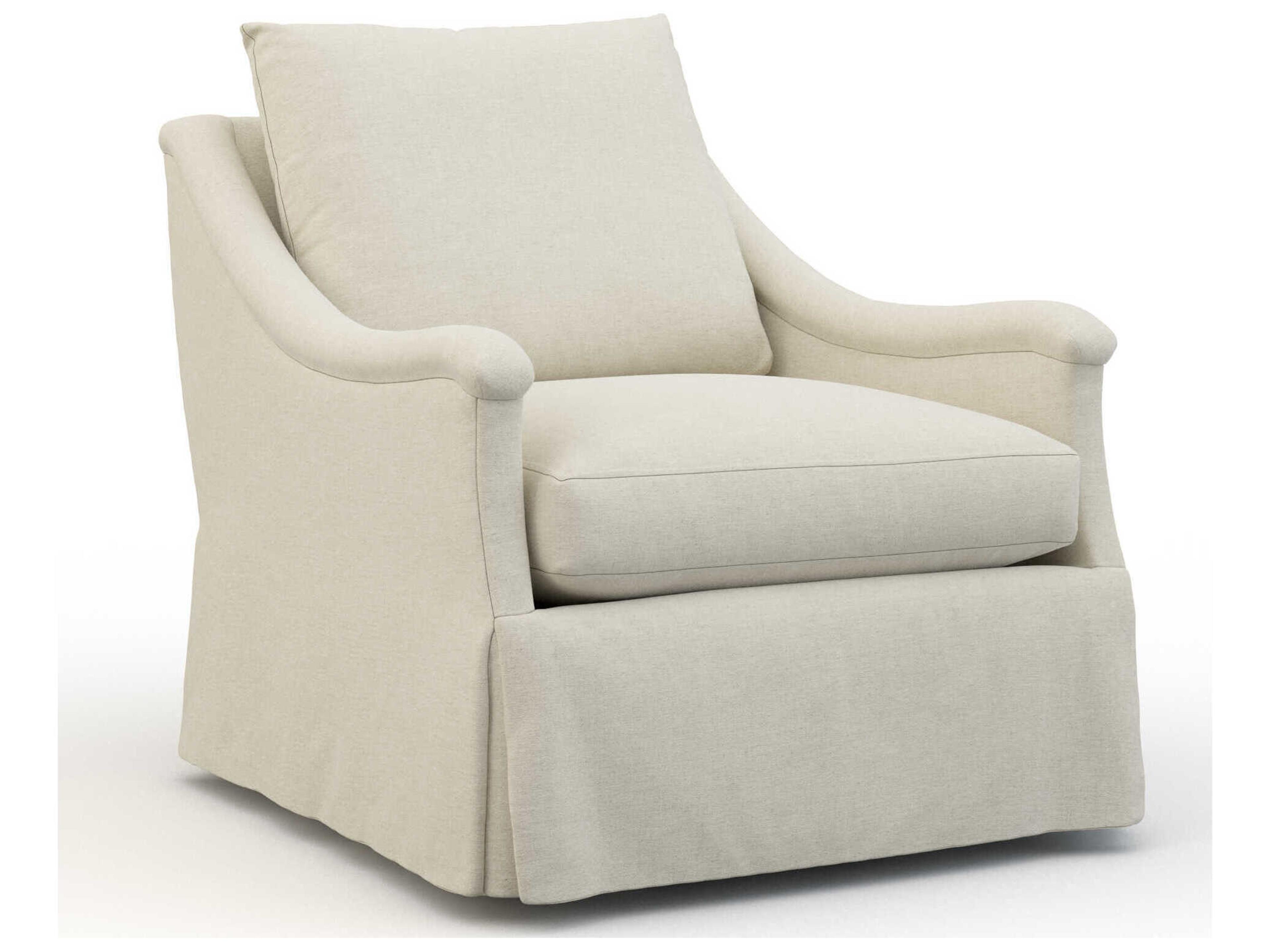 Hickory White Custom Elements Upholstery Bella Swivel Accent Chair