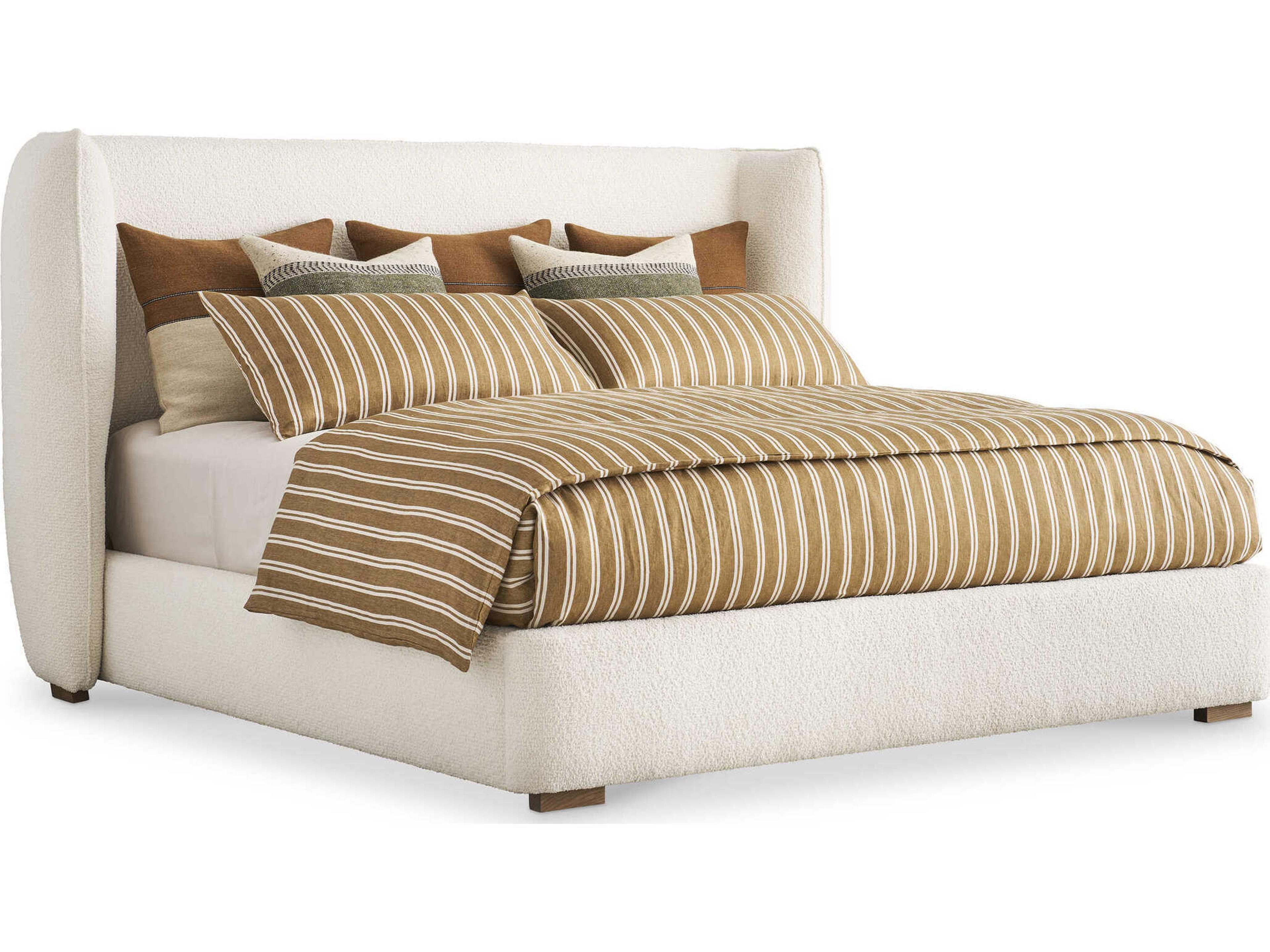 Hickory White Teton Upholstered King Platform Bed