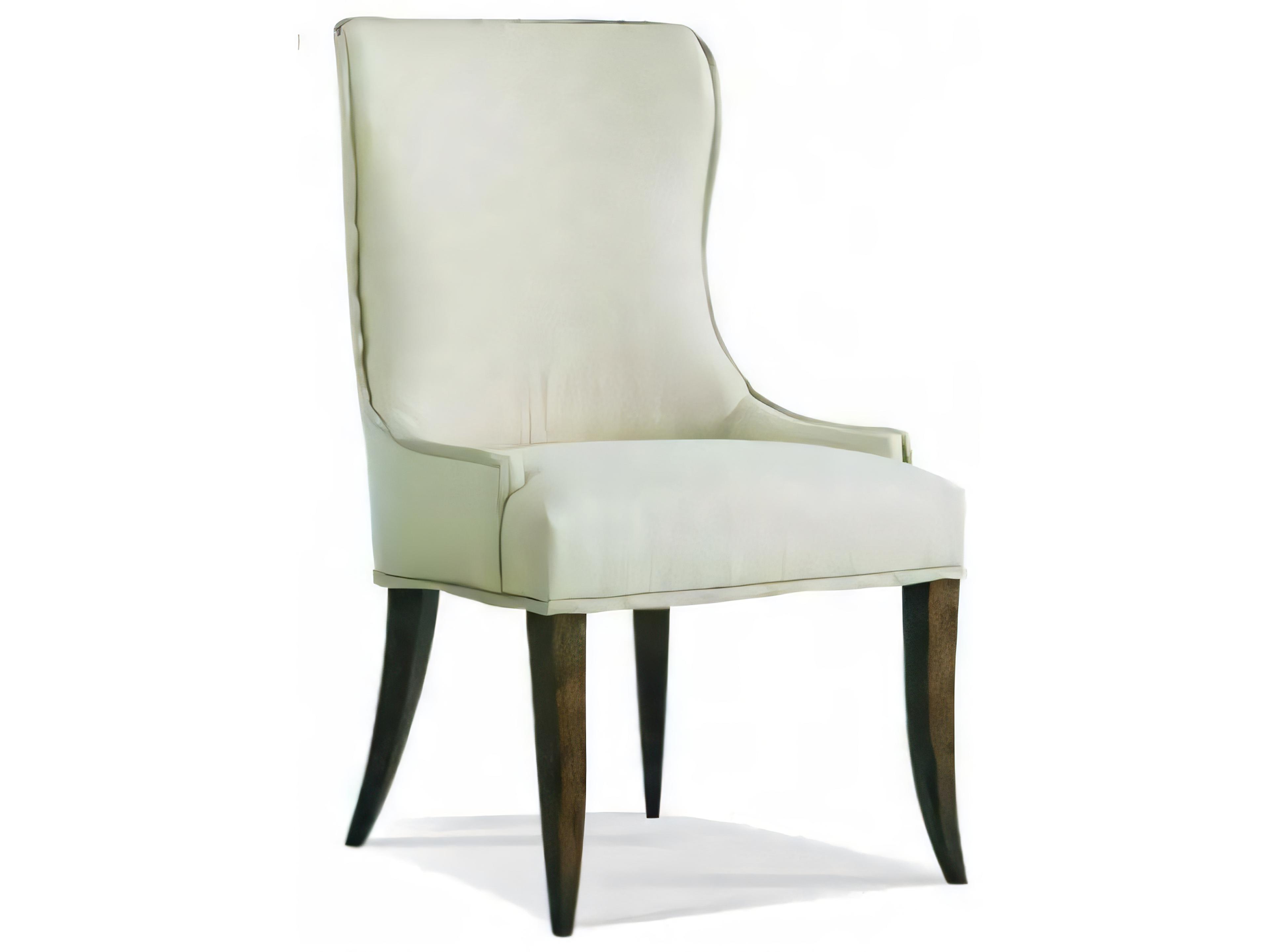Hickory White A La Carte Maple Wood Upholstered Arm Dining Chair