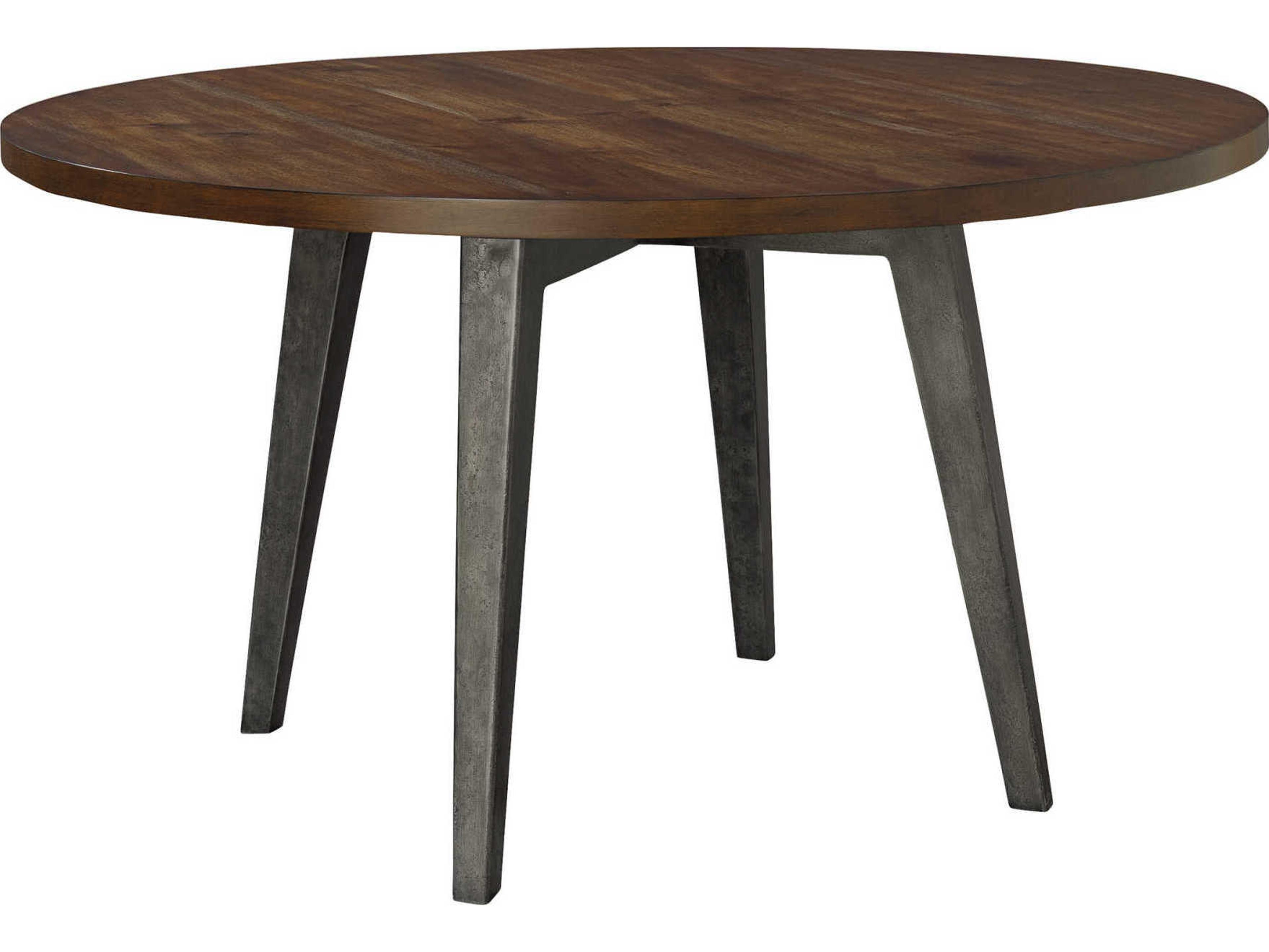 Hekman Round Wood Monterey Point Dining Table