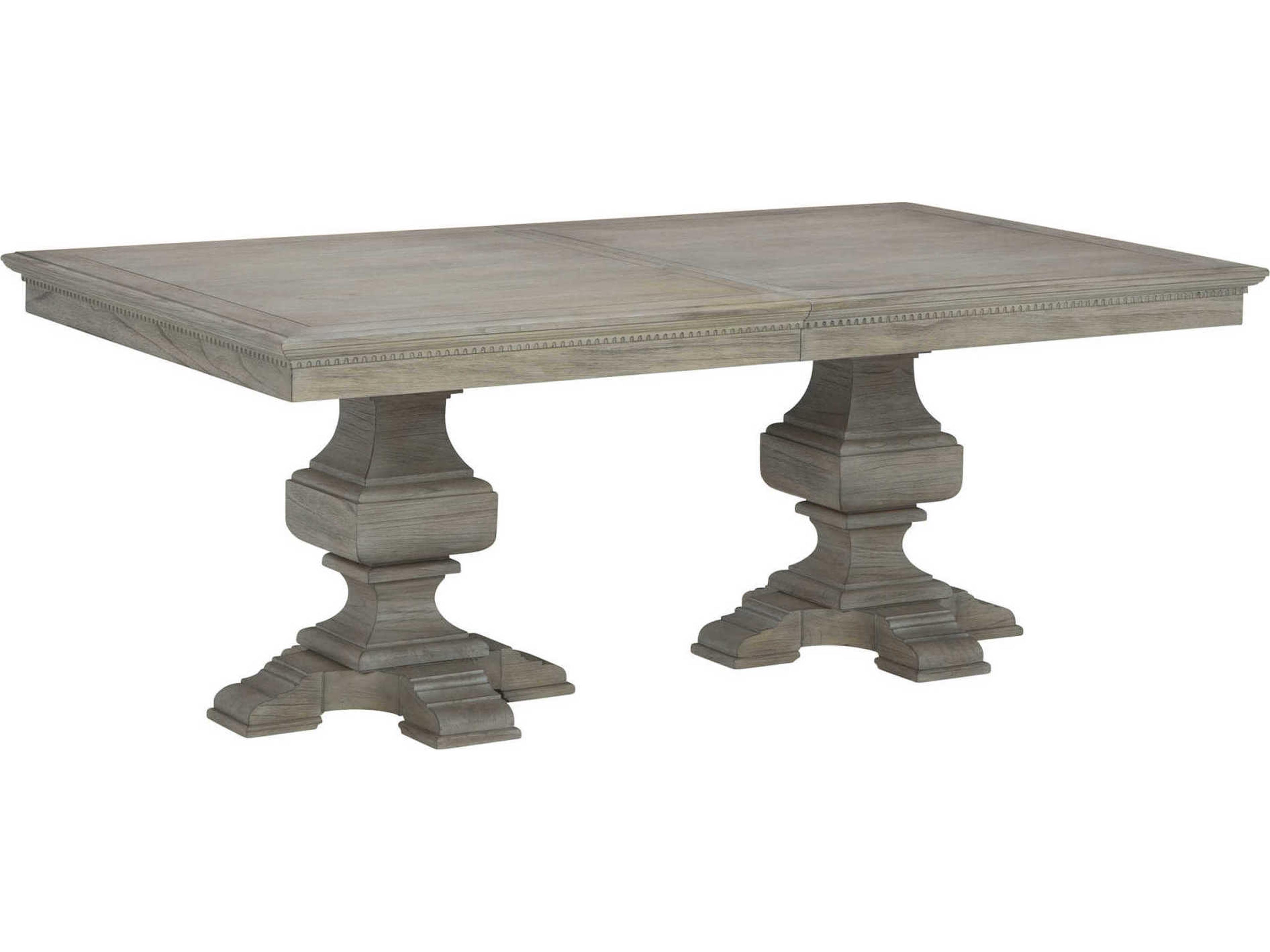 Hekman Wellington Extendable Rectangular Driftwood Dining Table