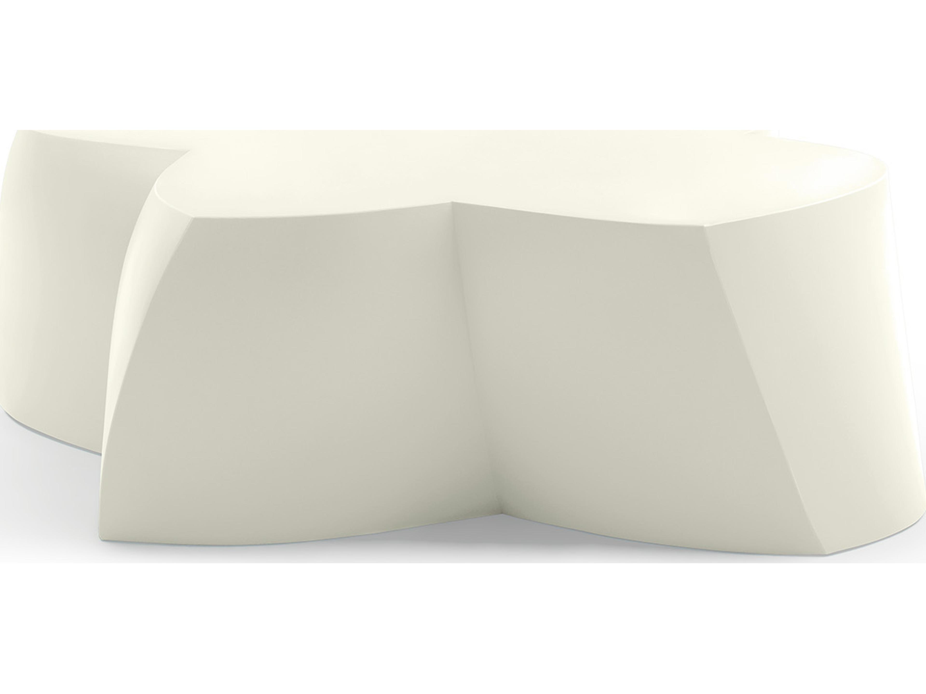 Heller Outdoor Gehry Coffee Table - White