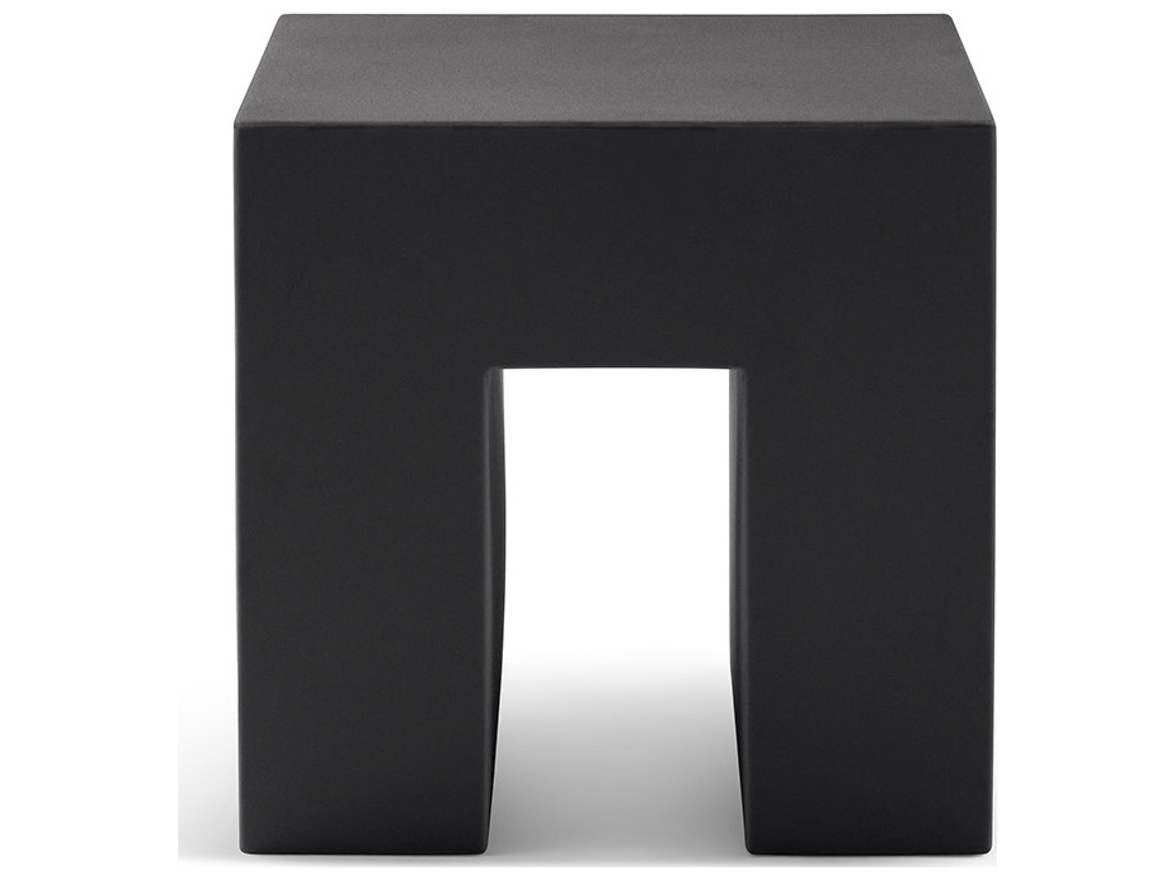 Heller Outdoor Vignelli Cube - Dark Grey