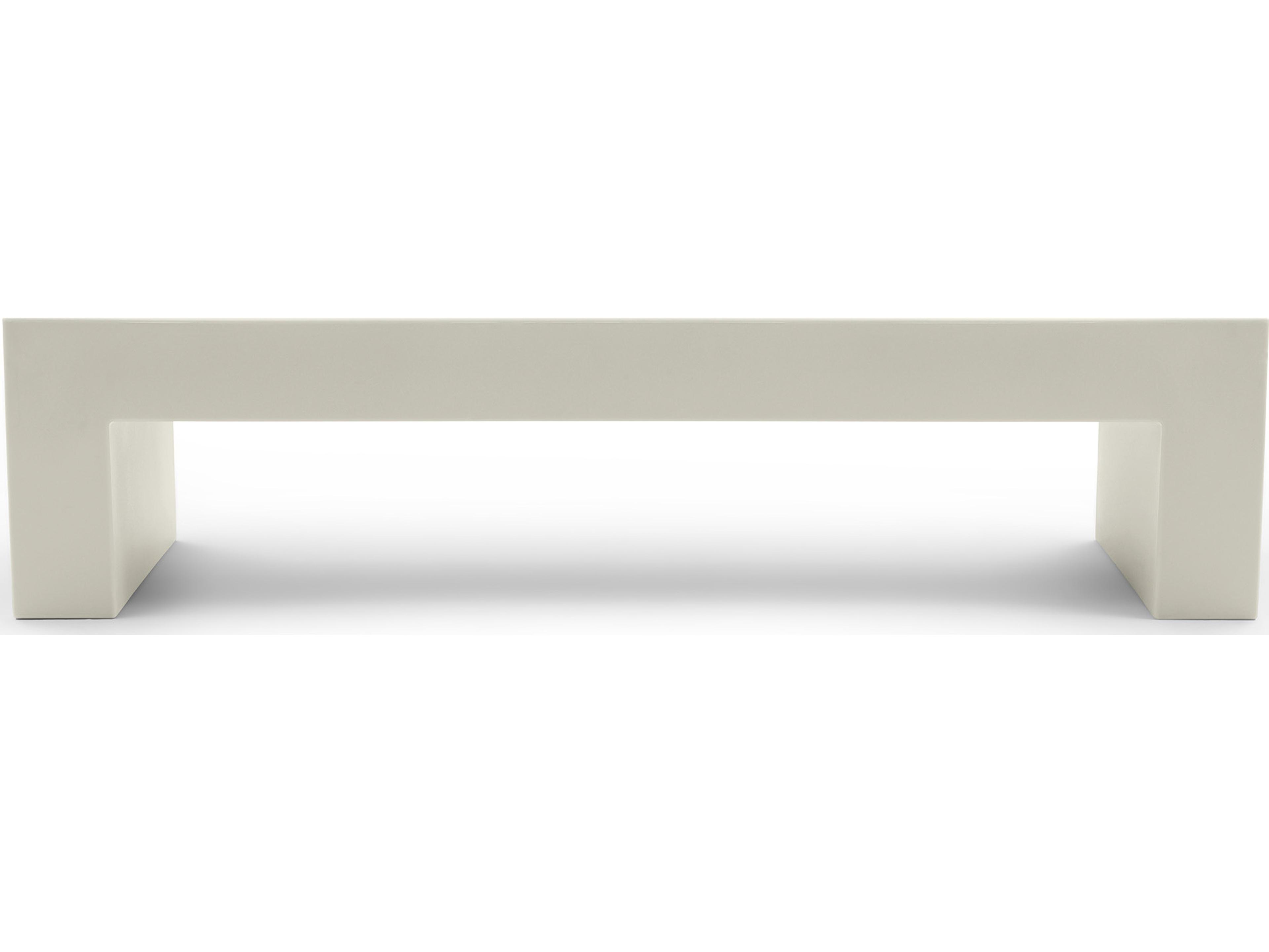 Heller Outdoor Vignelli Large Bench - White