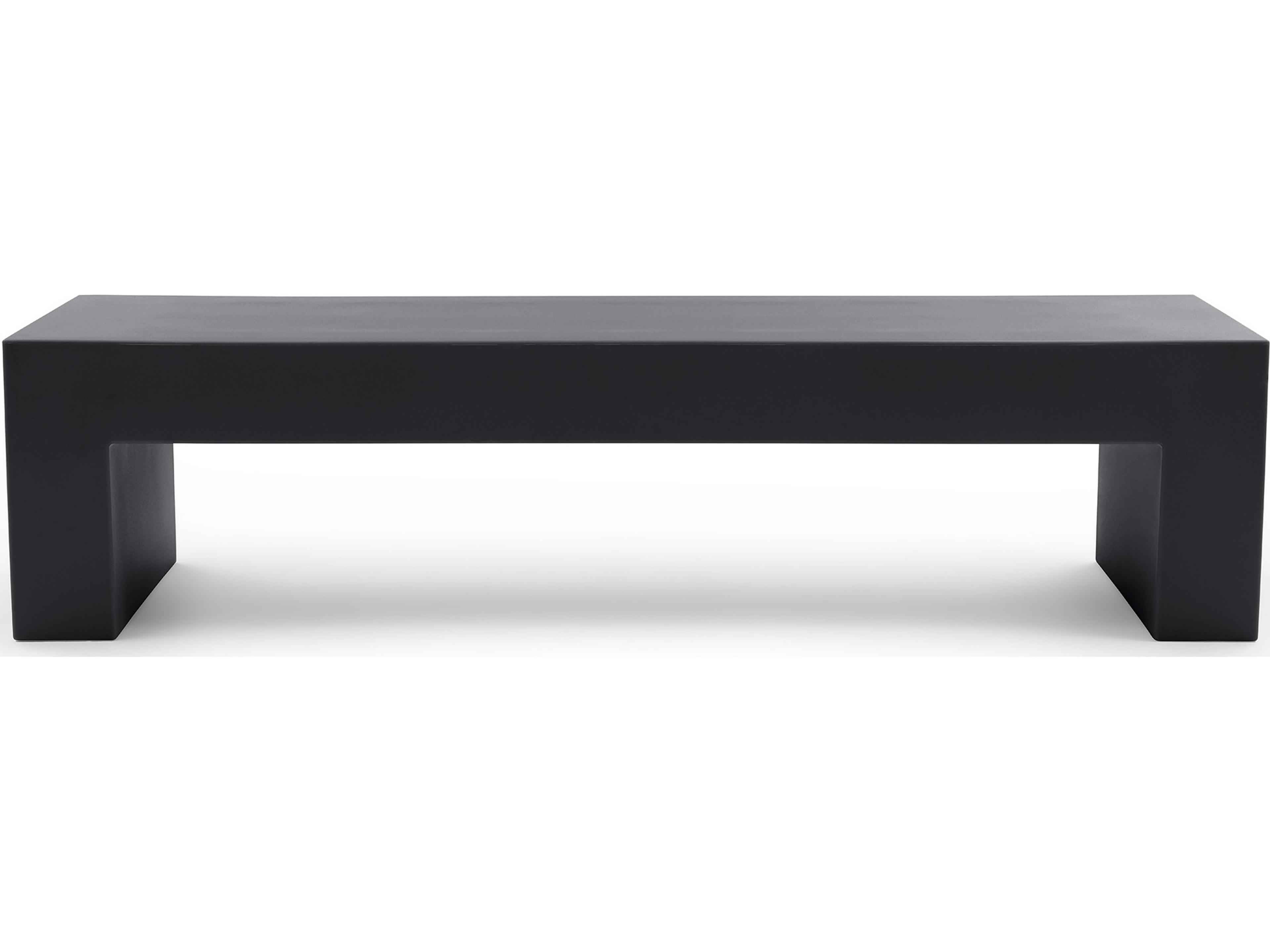Heller Outdoor Vignelli Large Bench - Dark Grey