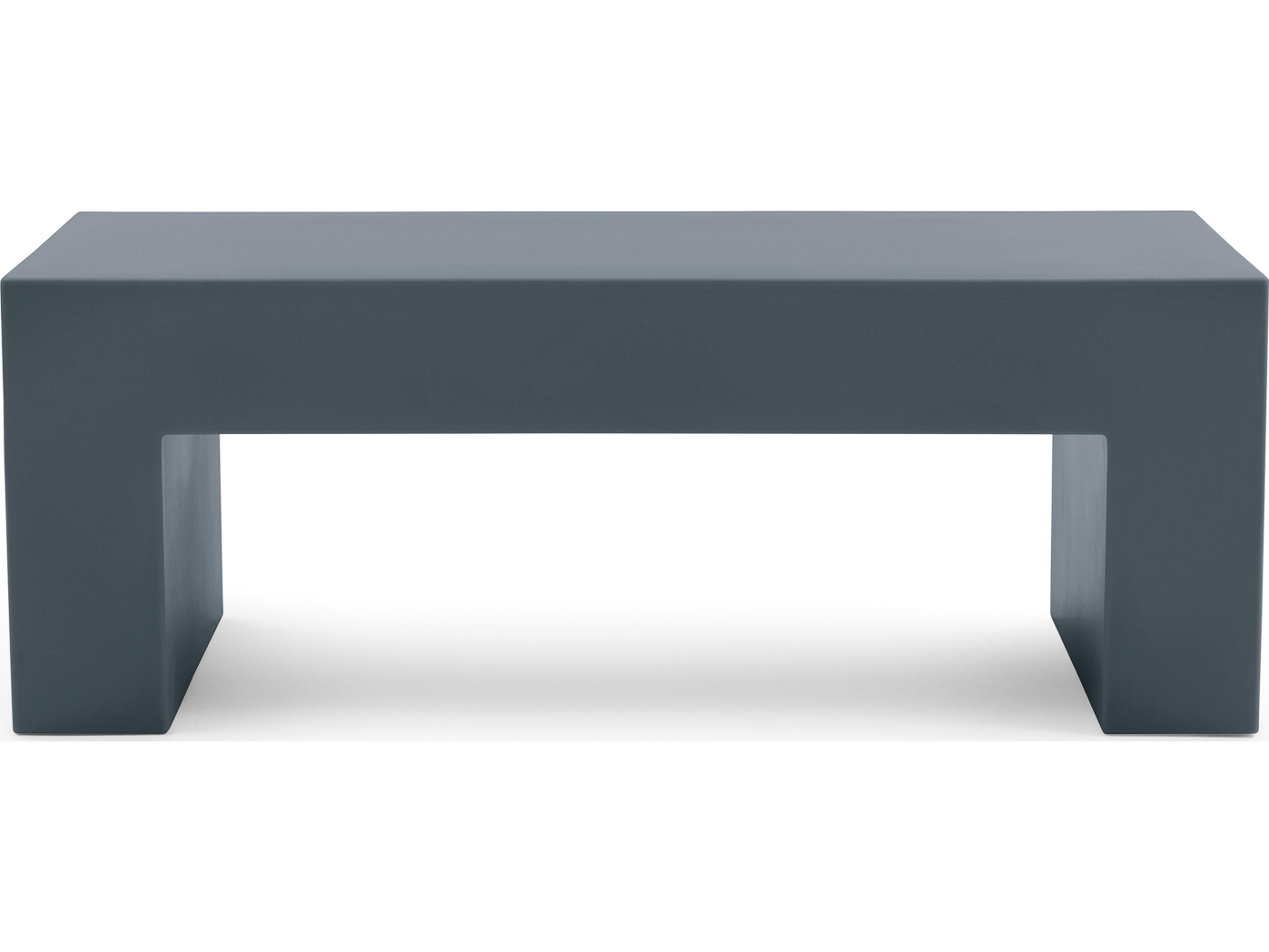 Heller Outdoor Vignelli Bench Small 48" - Slate