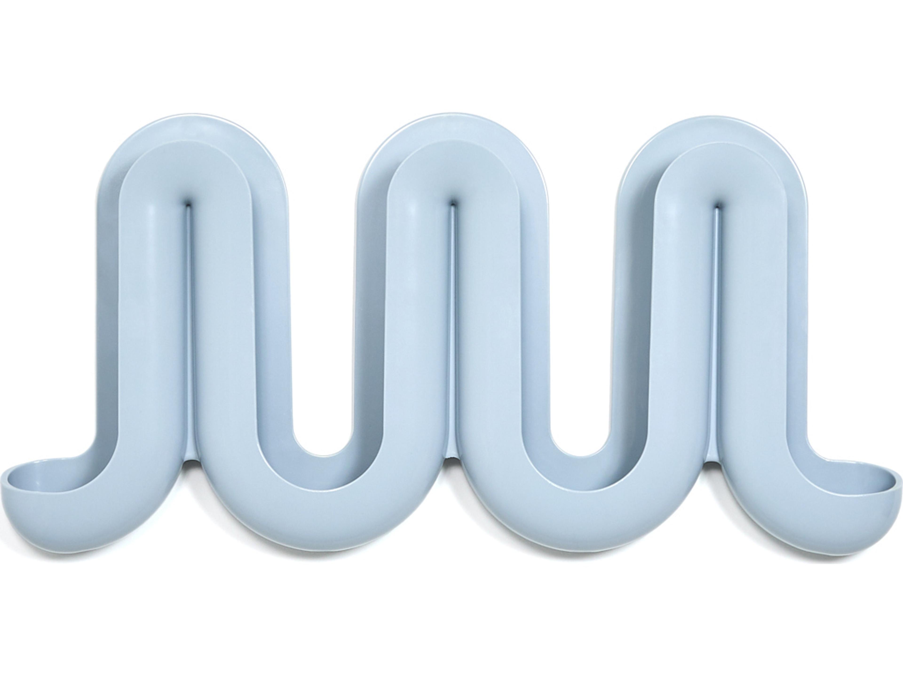 Heller Outdoor Swell Wall Rack & Catchall - Light Blue