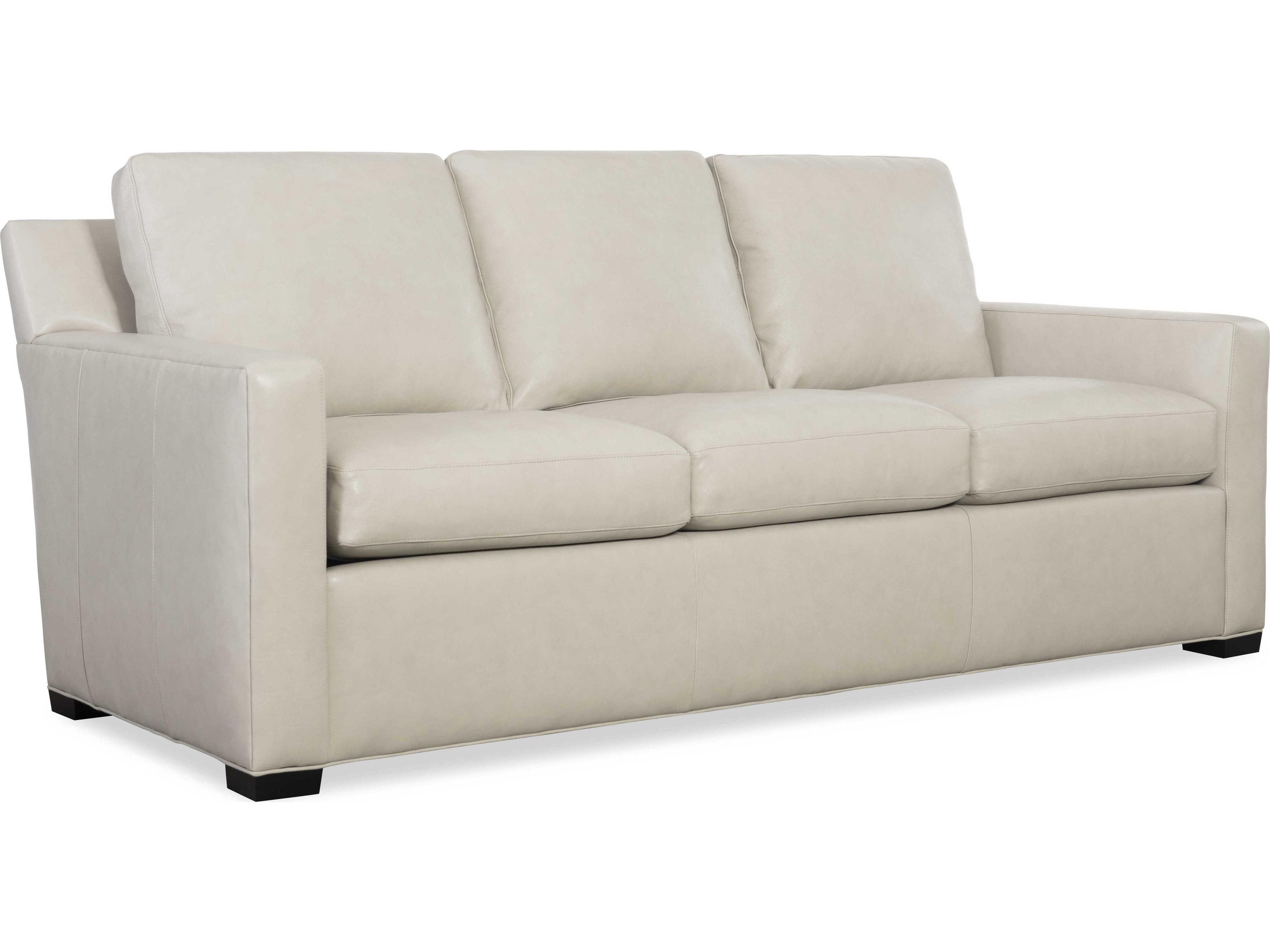 Hancock & Moore H&M Home Lawson Fergus Bisque Leather Sofa