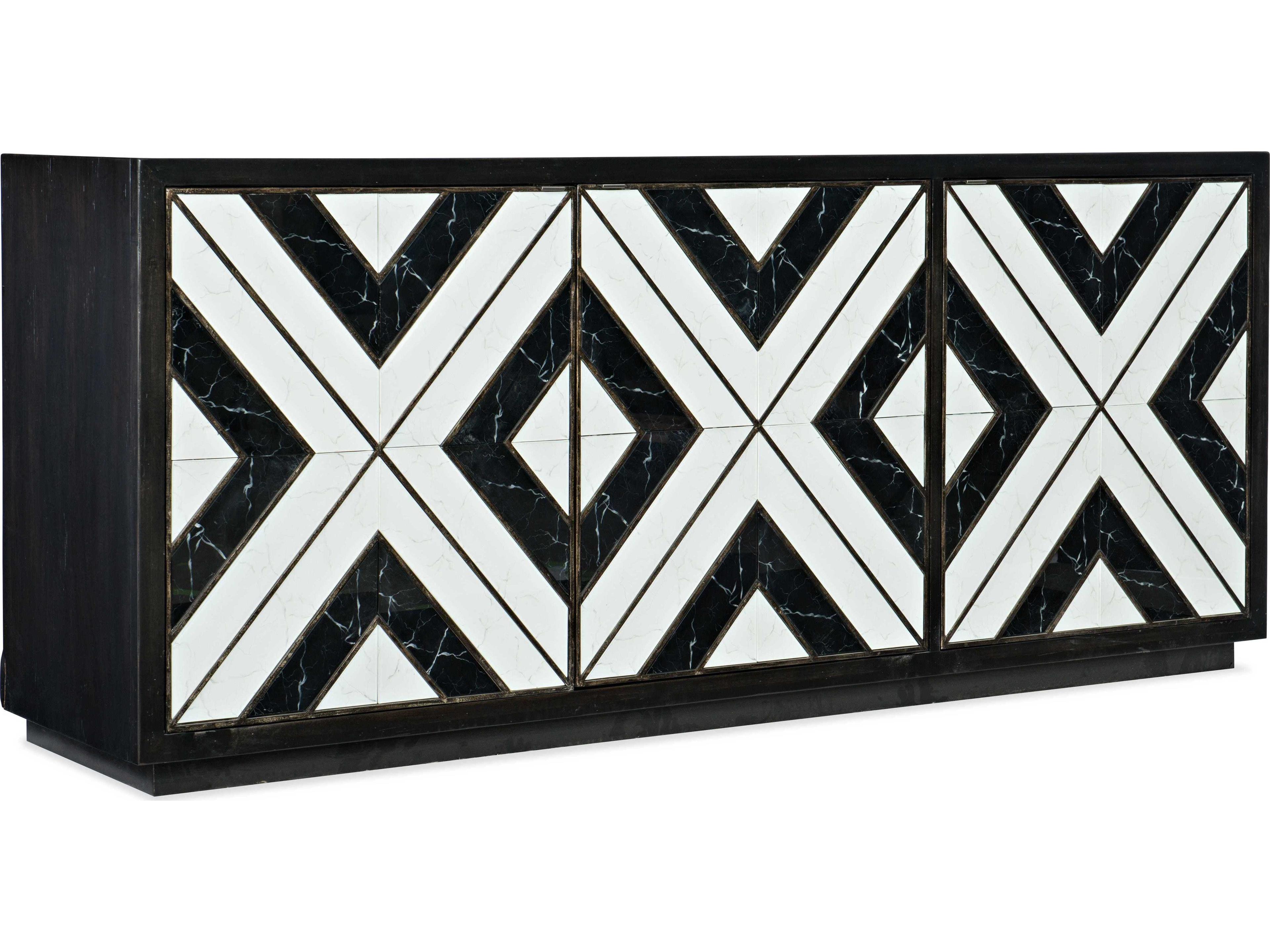 Hooker Furniture Sanctuary 2 Noir Et Blanc Entertainment Console