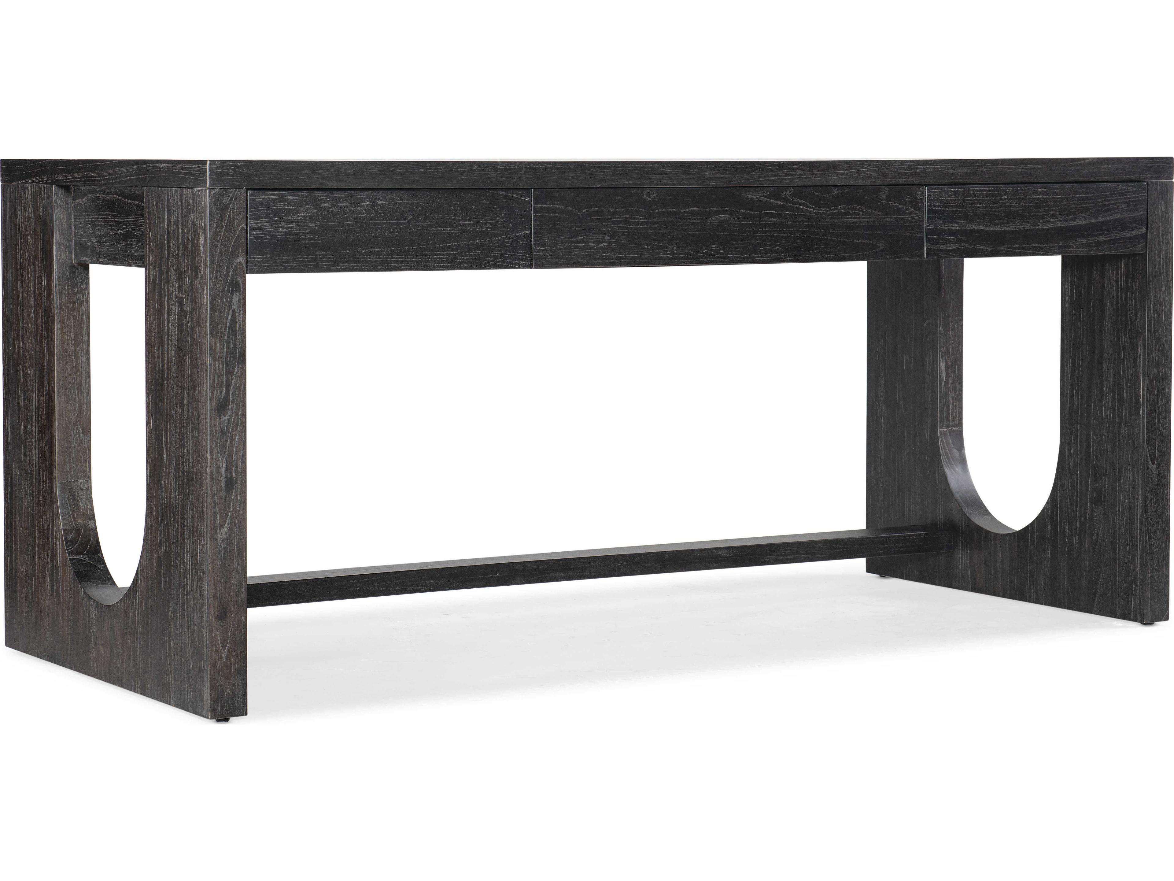 Hooker Furniture Commerce And Market Black Mindi Wood Writing Desk