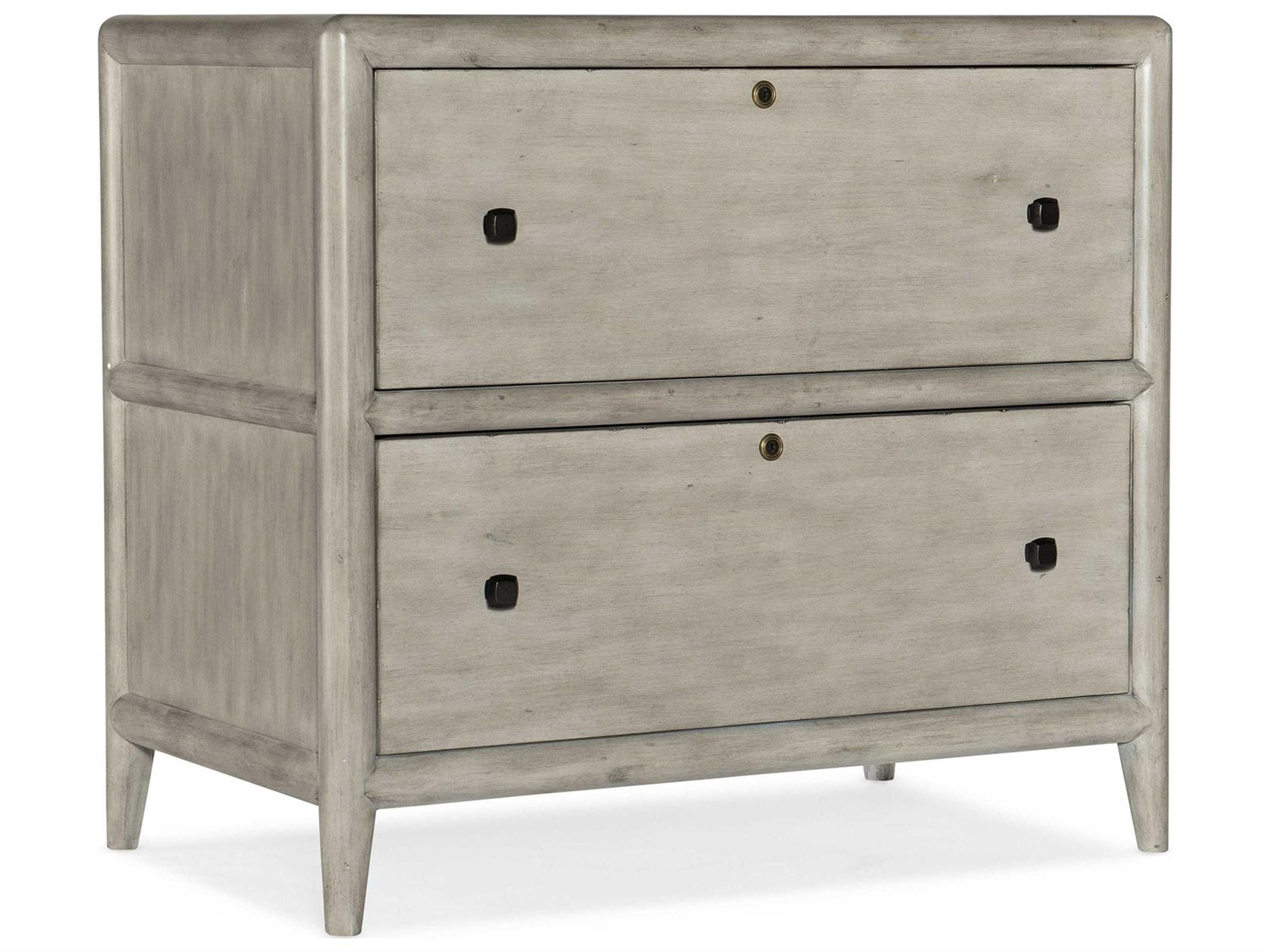 Hooker Furniture Work Your Way Grey Mink File Cabinet