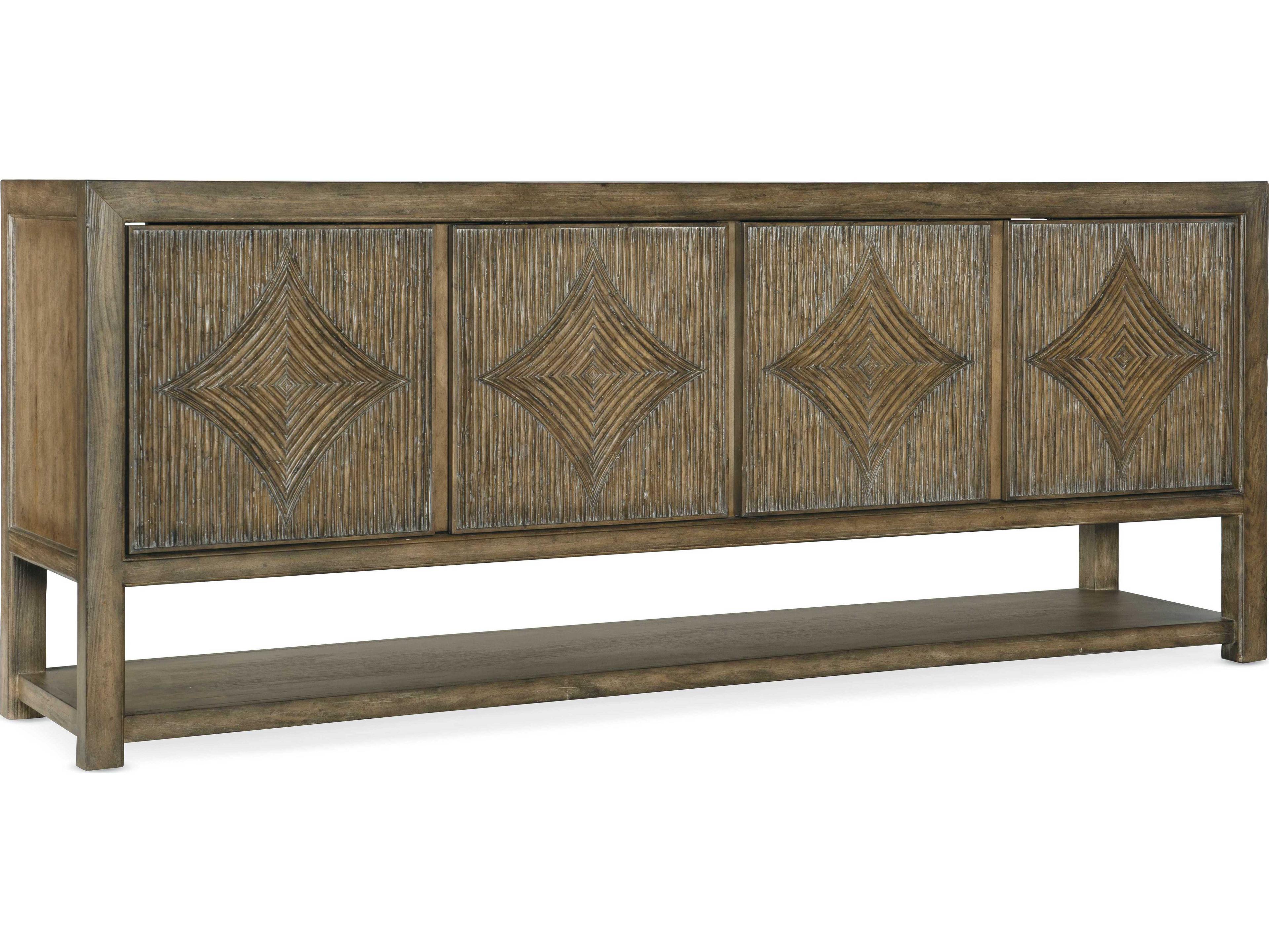 Hooker Furniture Sundance 80" Solid Wood Cliffside Media Console