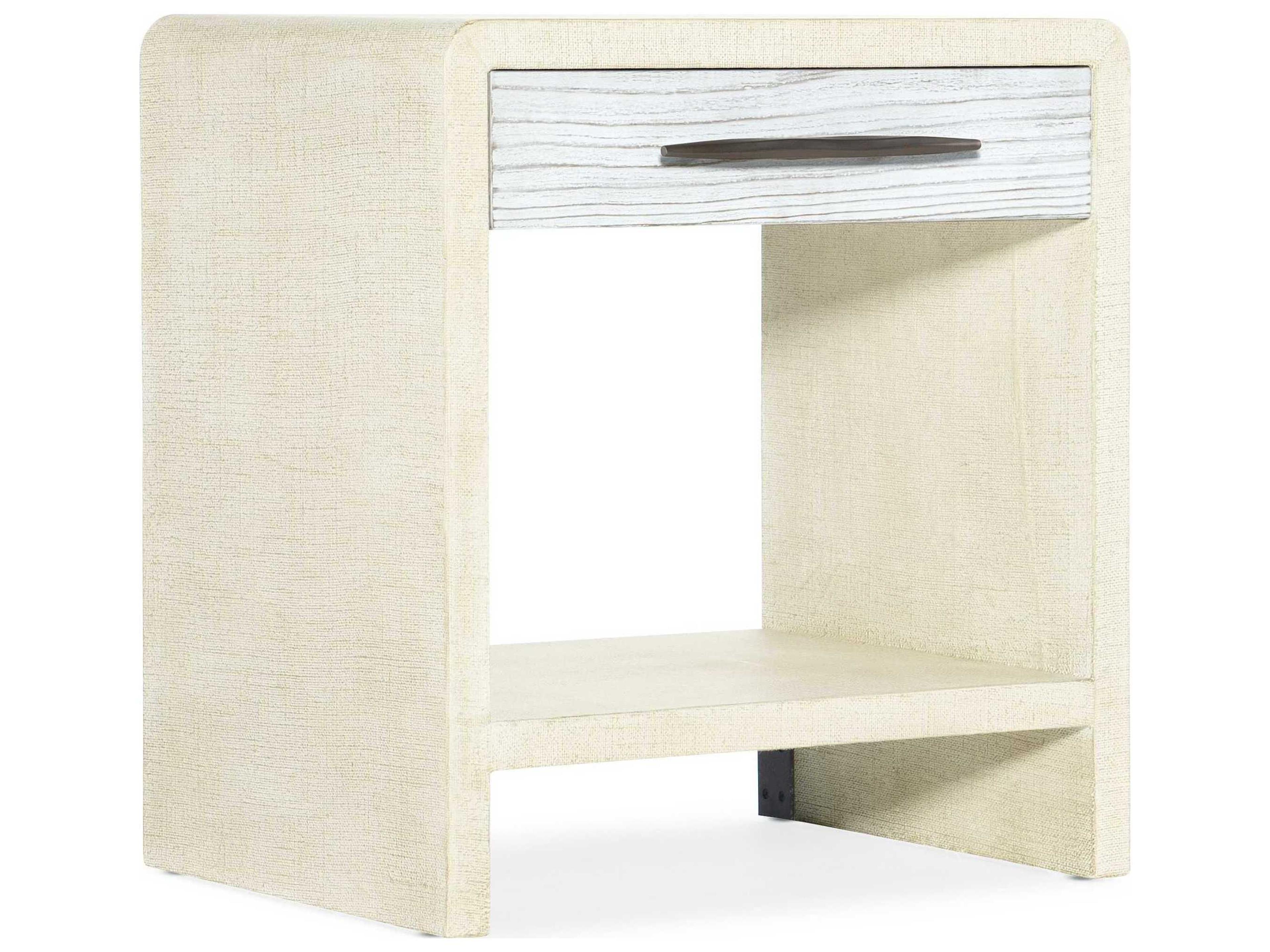 Hooker Furniture Cascade 1-Drawer White Nightstand
