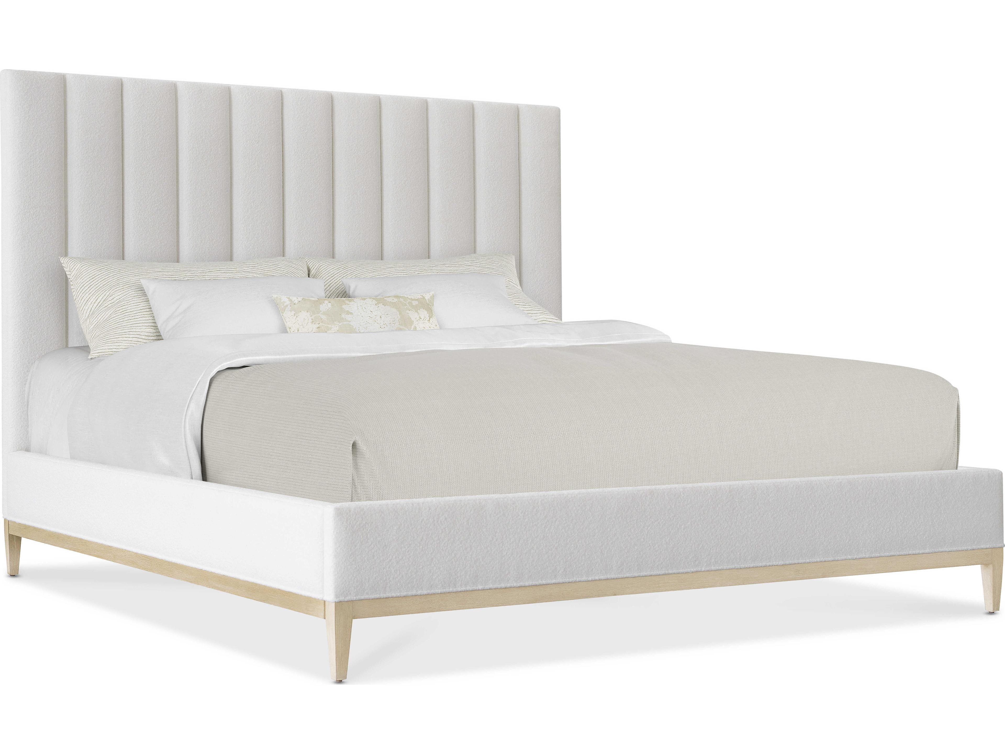 Hooker Furniture Cascade Terrain:soft White Upholstered King Platform Bed