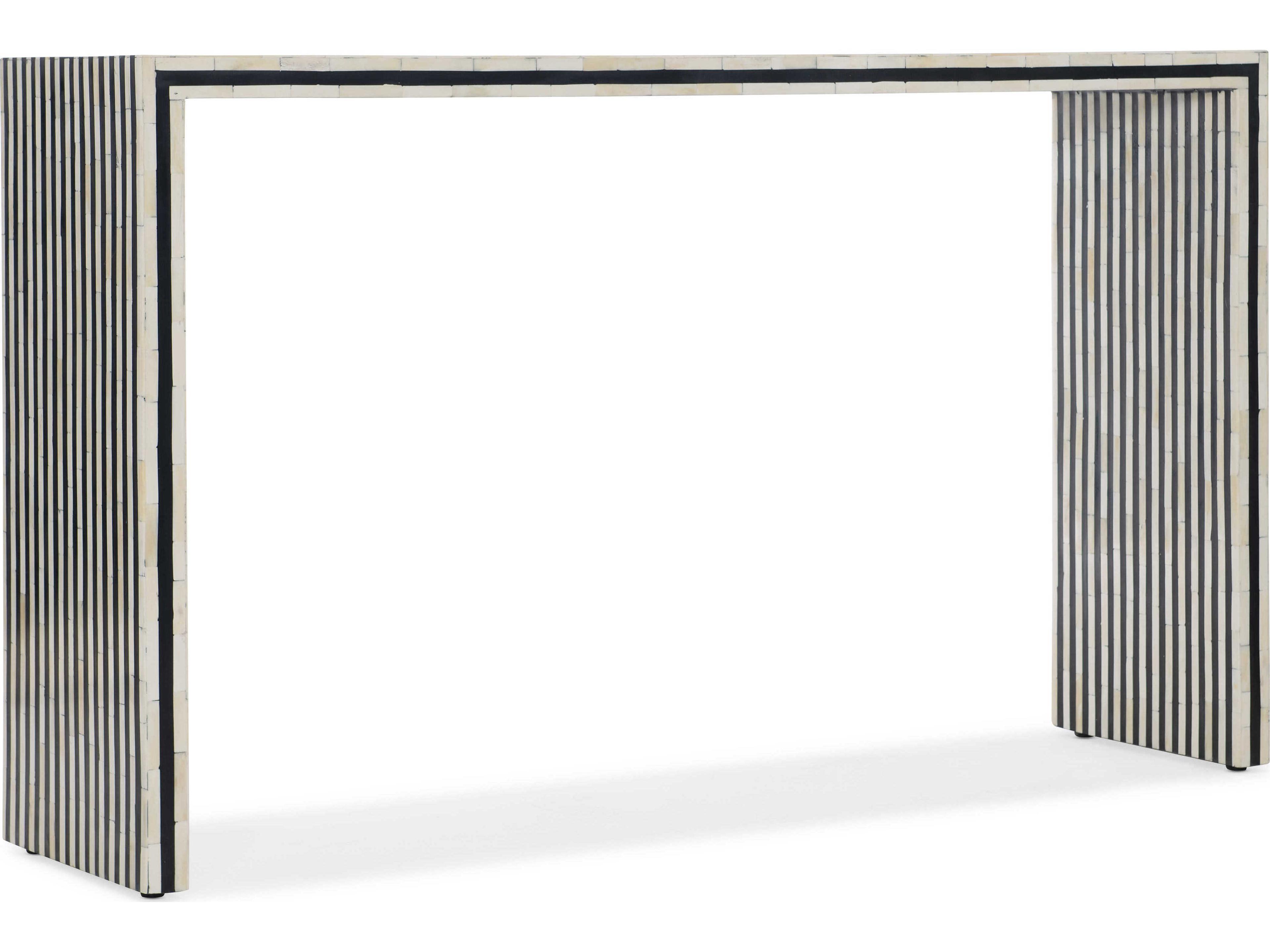 Luxecor Heritage Stanway Hall Rectangular Black White Console Table