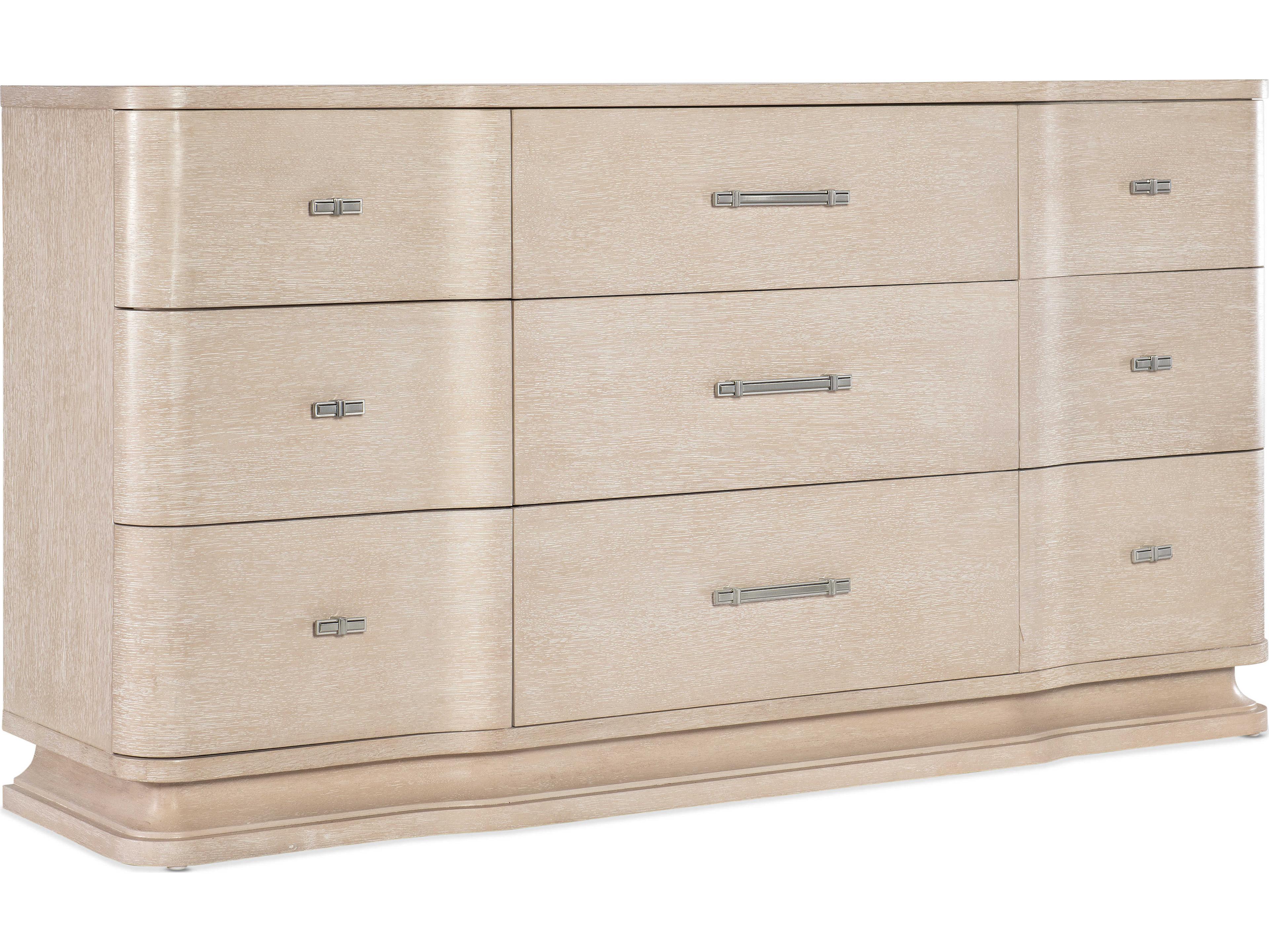 Hooker Furniture Nouveau Chic 9-Drawers Beige Cedar Wood Dresser