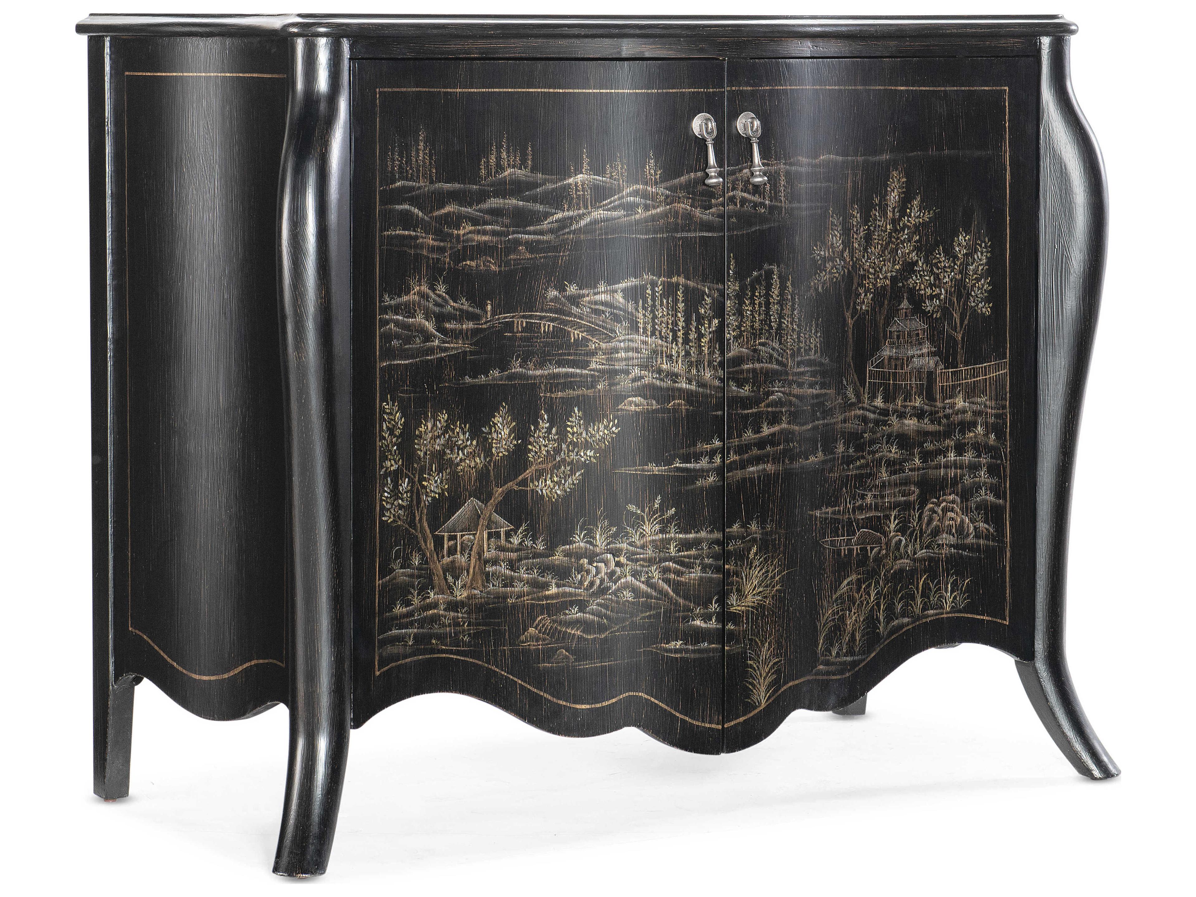 Luxecor Heritage Black Water Maple Wood Accent Chest