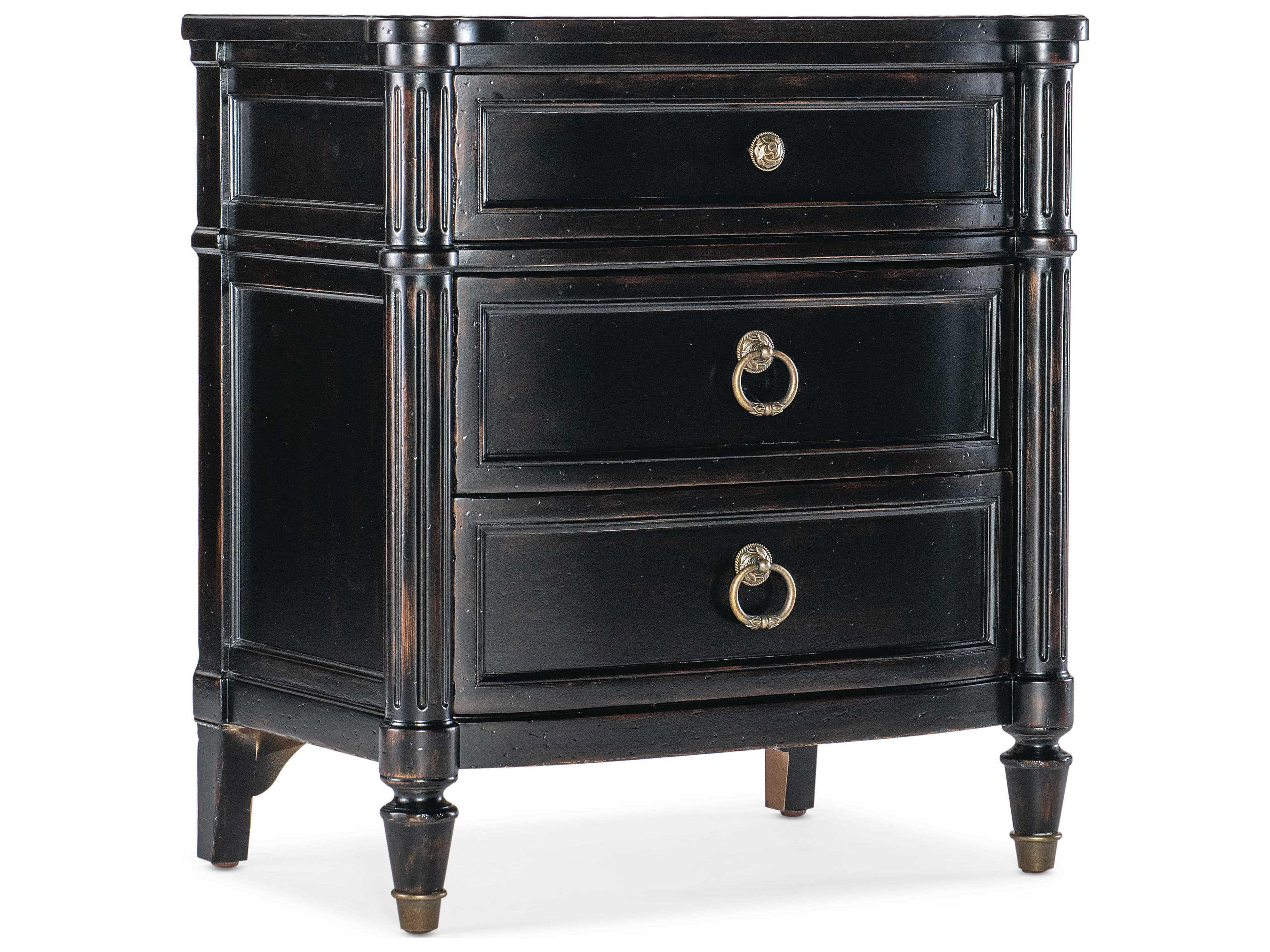 Hooker Furniture Charleston 3-Drawers Cherry Wood Nightstand