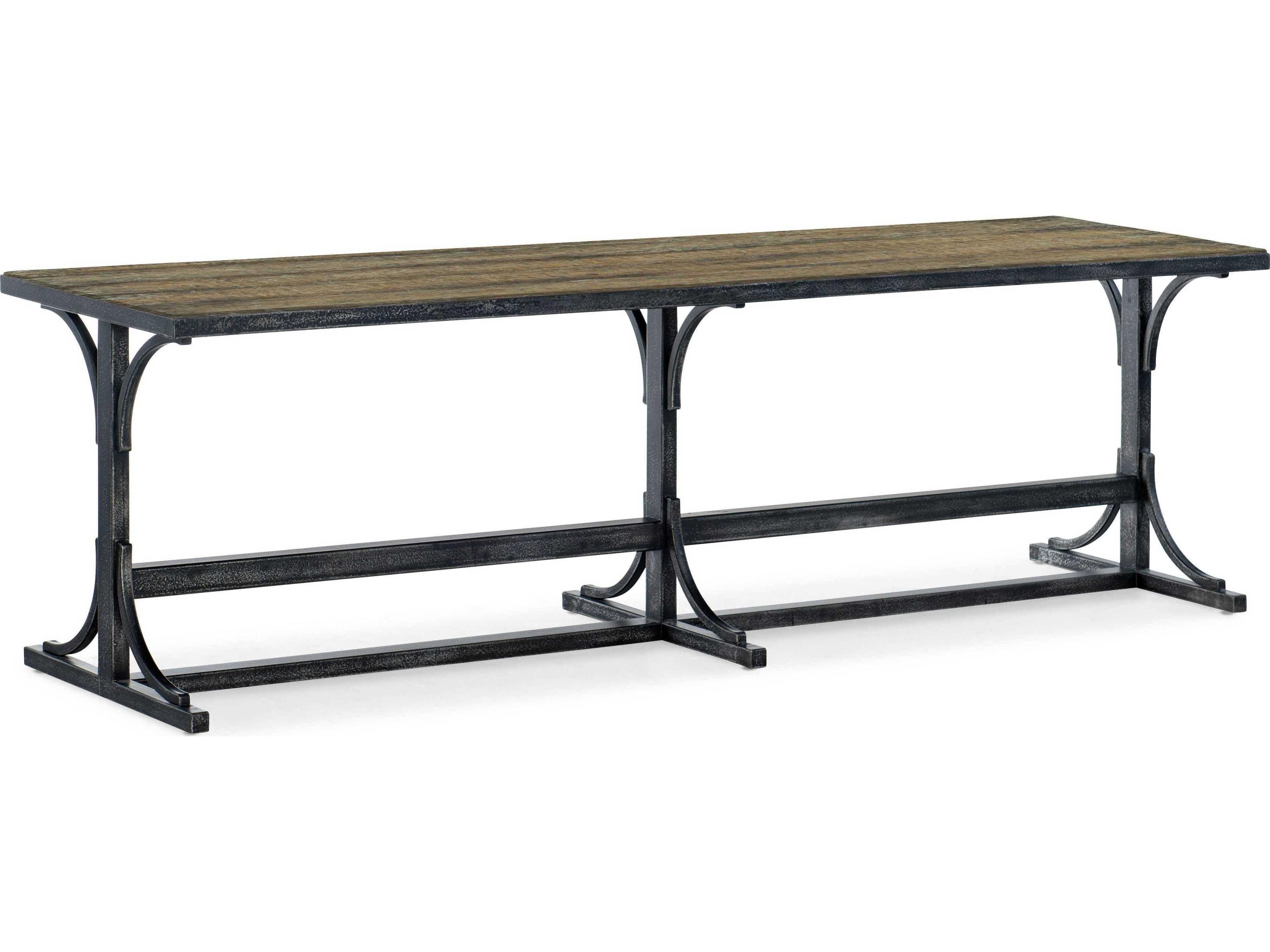 Hooker Furniture La Grange Wood Brown Accent Bench