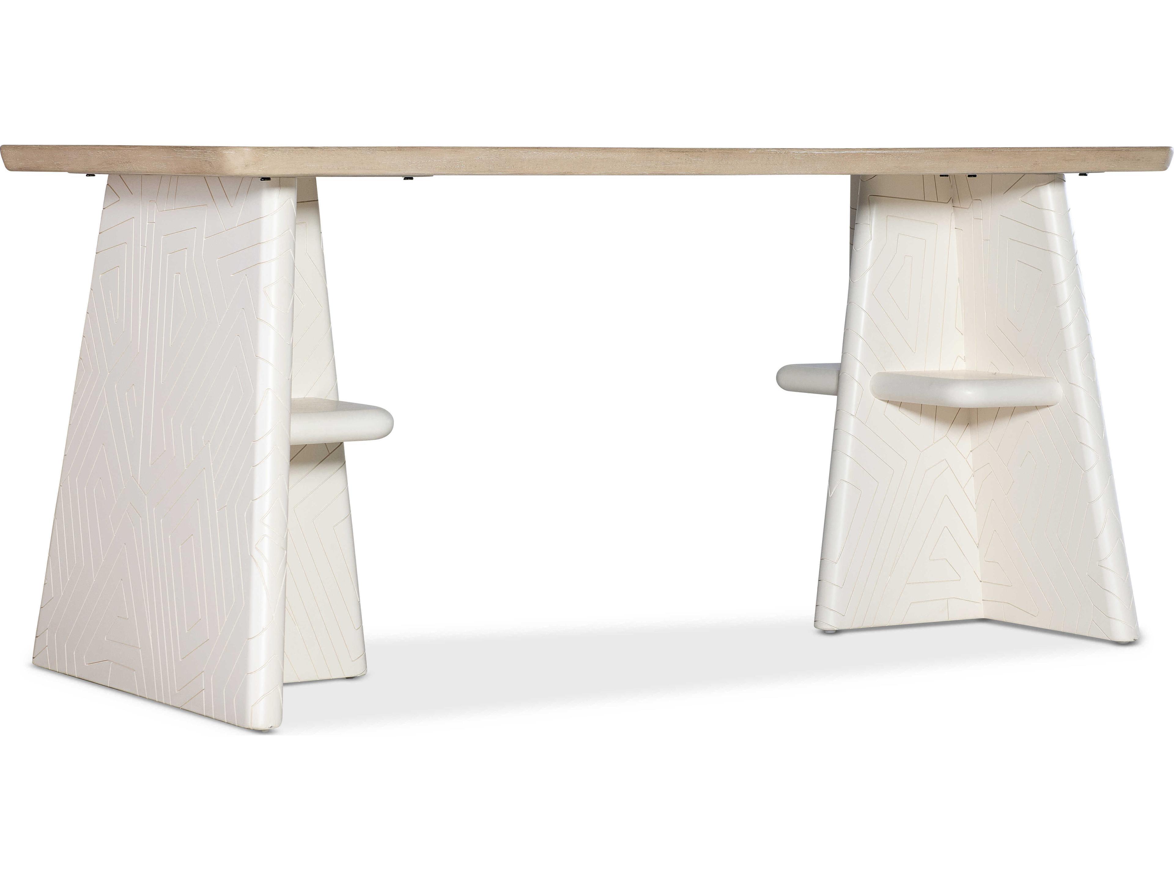 Hooker Furniture Commerce And Market Beige Elm Wood Computer Desk