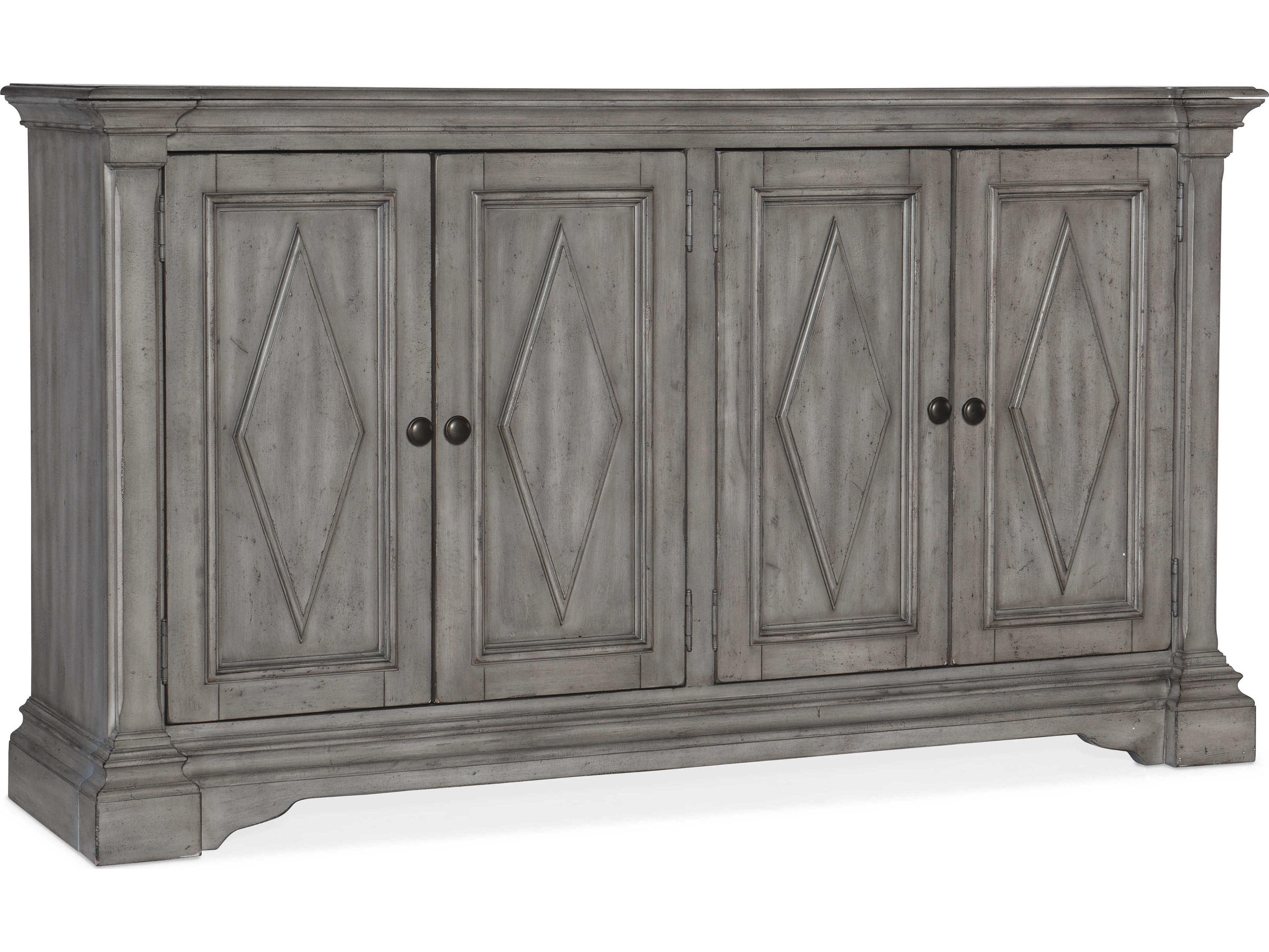 Luxecor Heritage 64" Birch Wood Gray Sideboard
