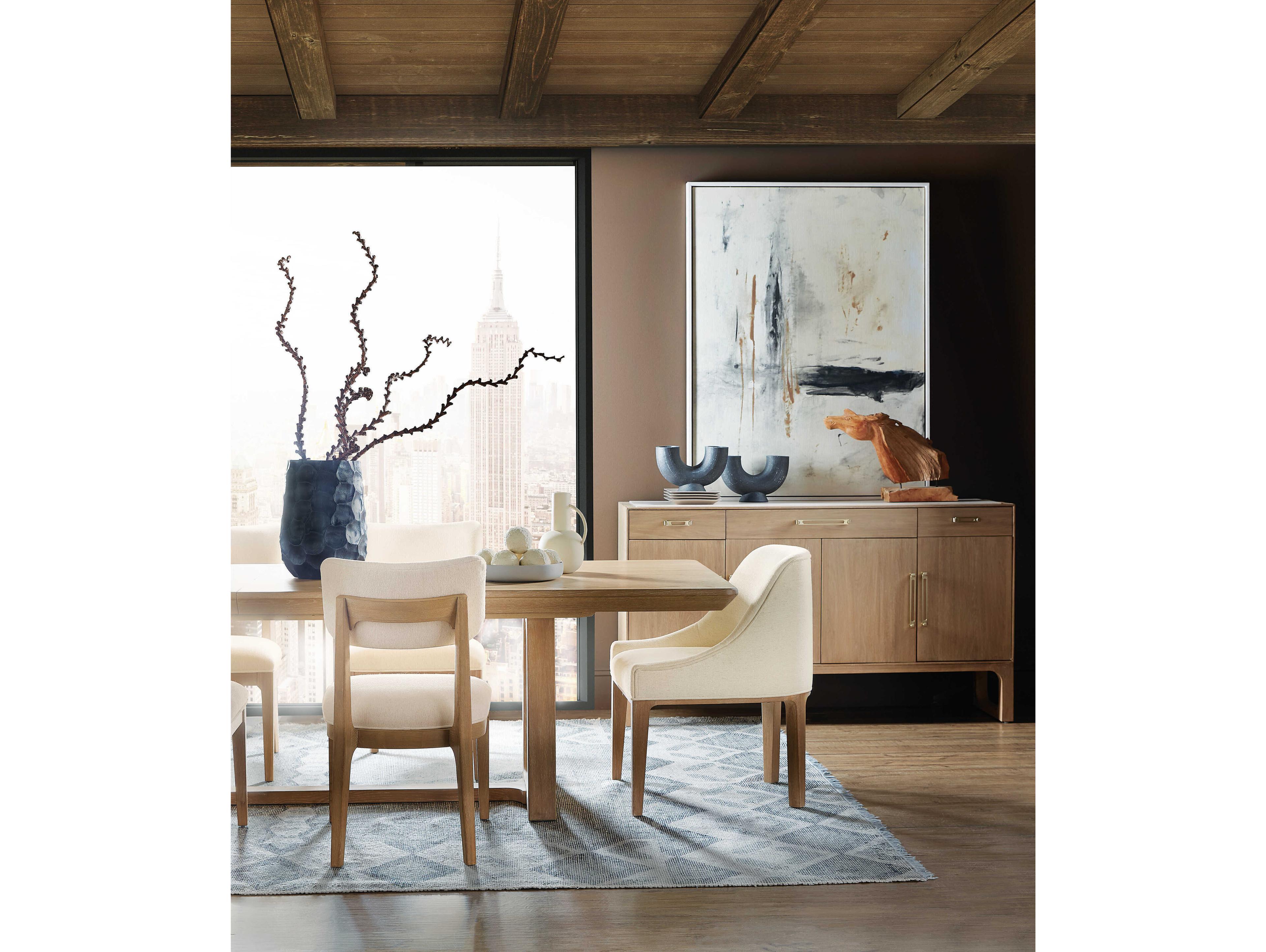 Hooker Furniture Banyon Bay Oak Wood Dining Room Set