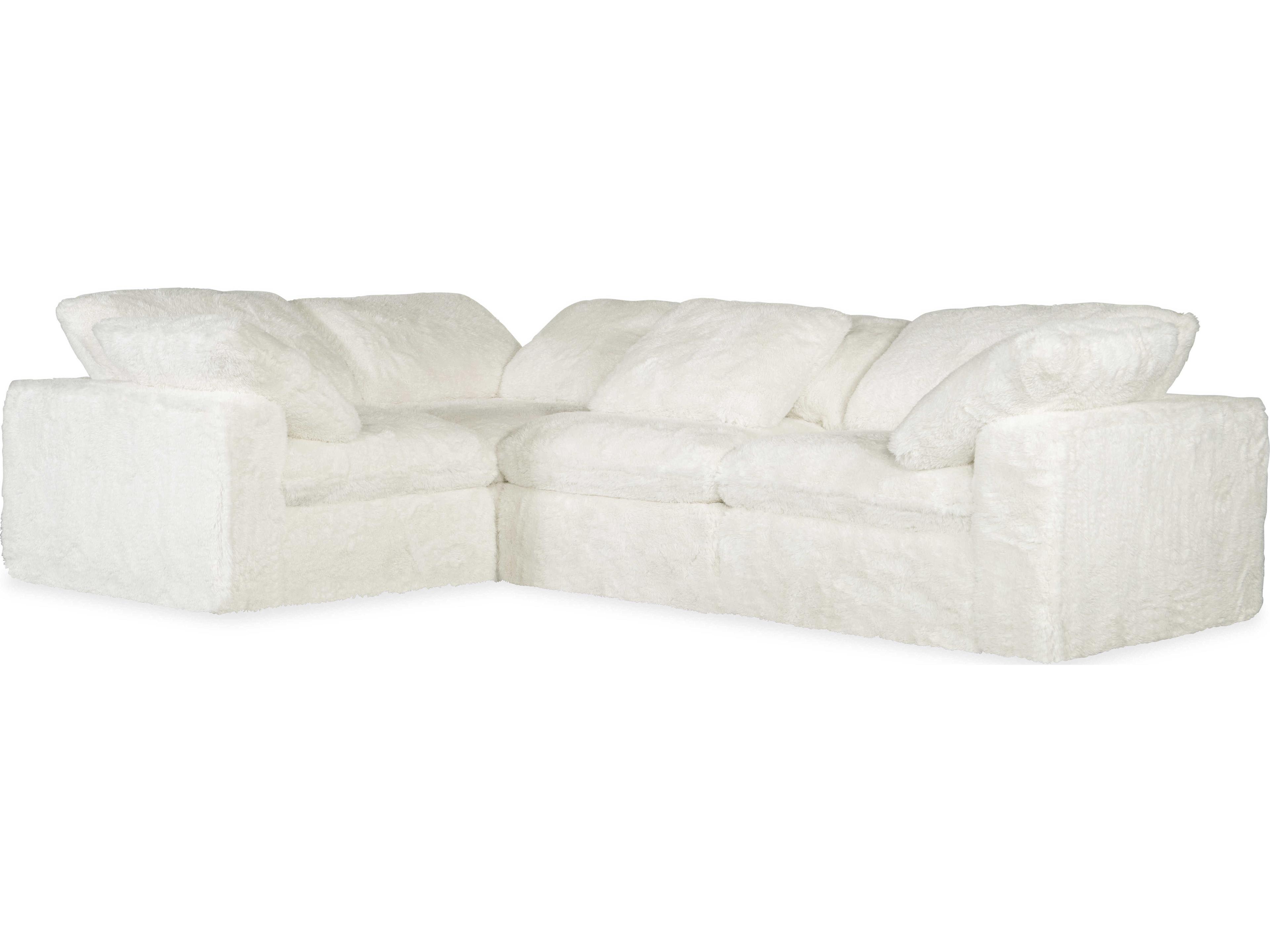 Hooker Furniture Ss Barefoot White Upholstered Sectional Sofa