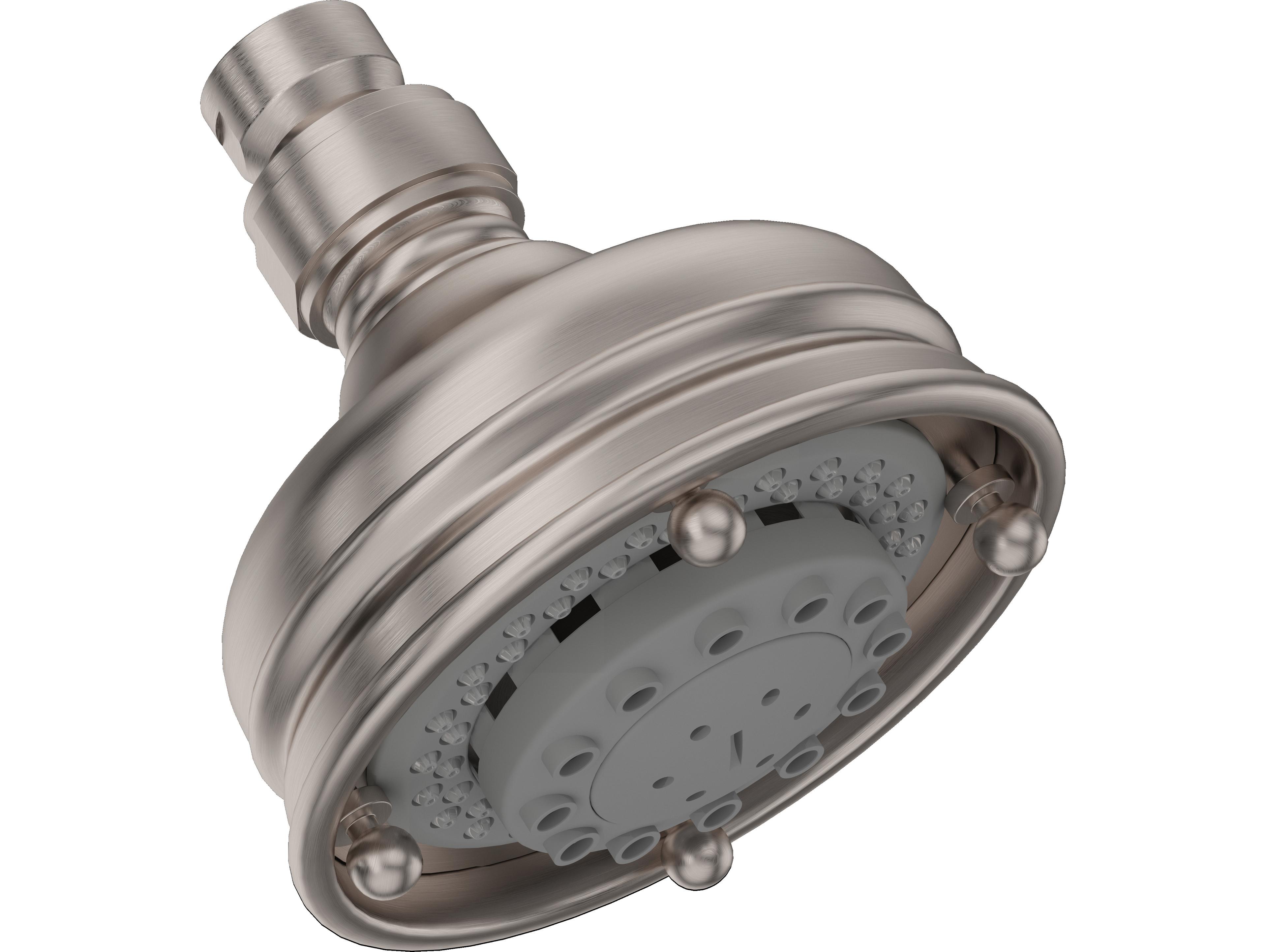 Rohl Satin Nickel Three Function 4" Showerhead