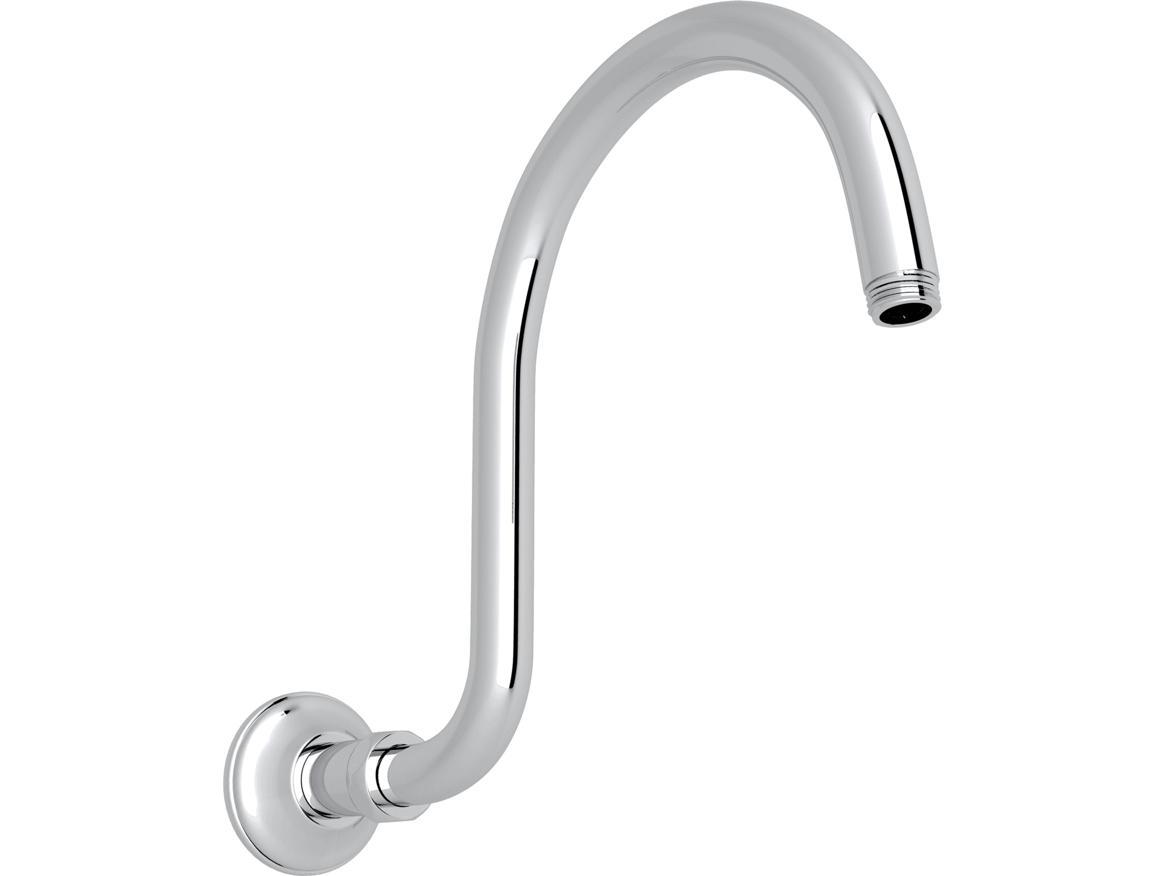 Rohl Wall Mounted Hook Shower Arm In Polished Chrome