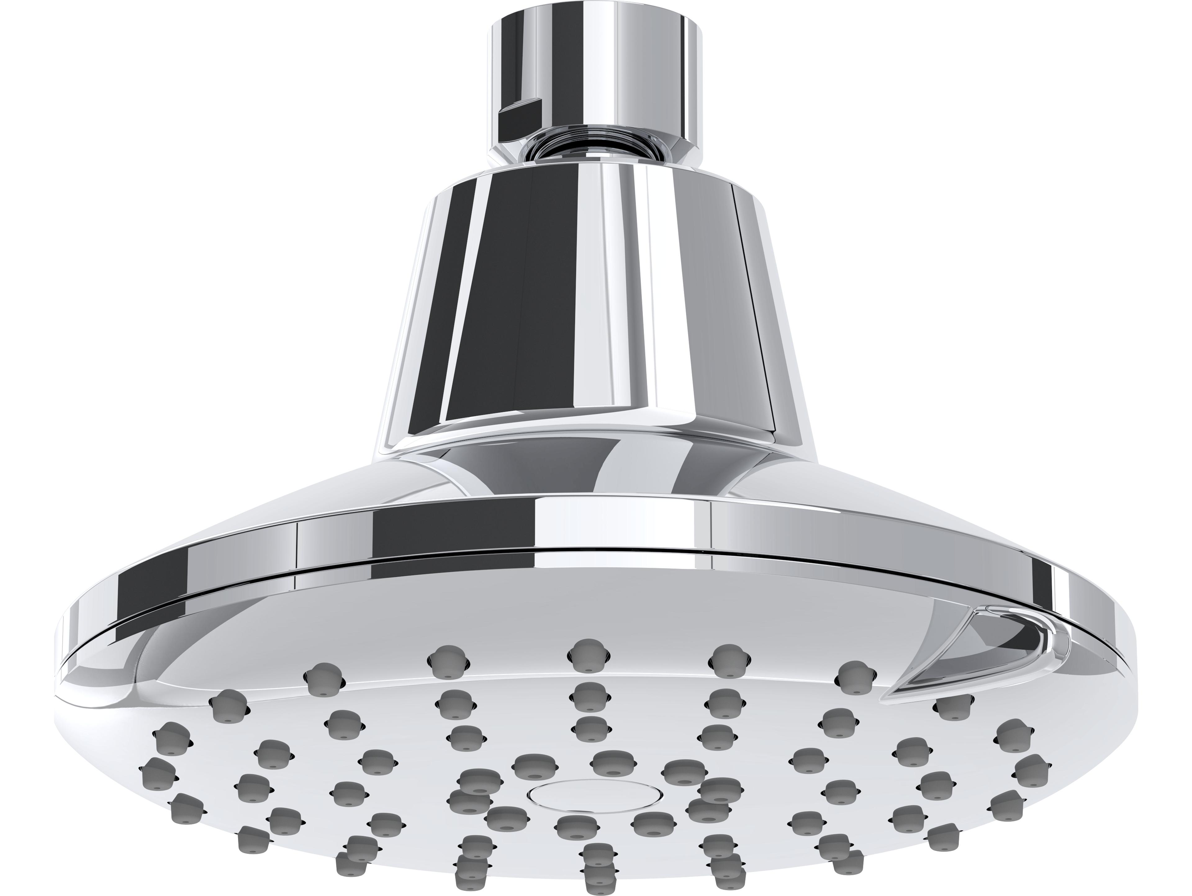 Rohl 5" Polished Chrome 3-Function Showerhead