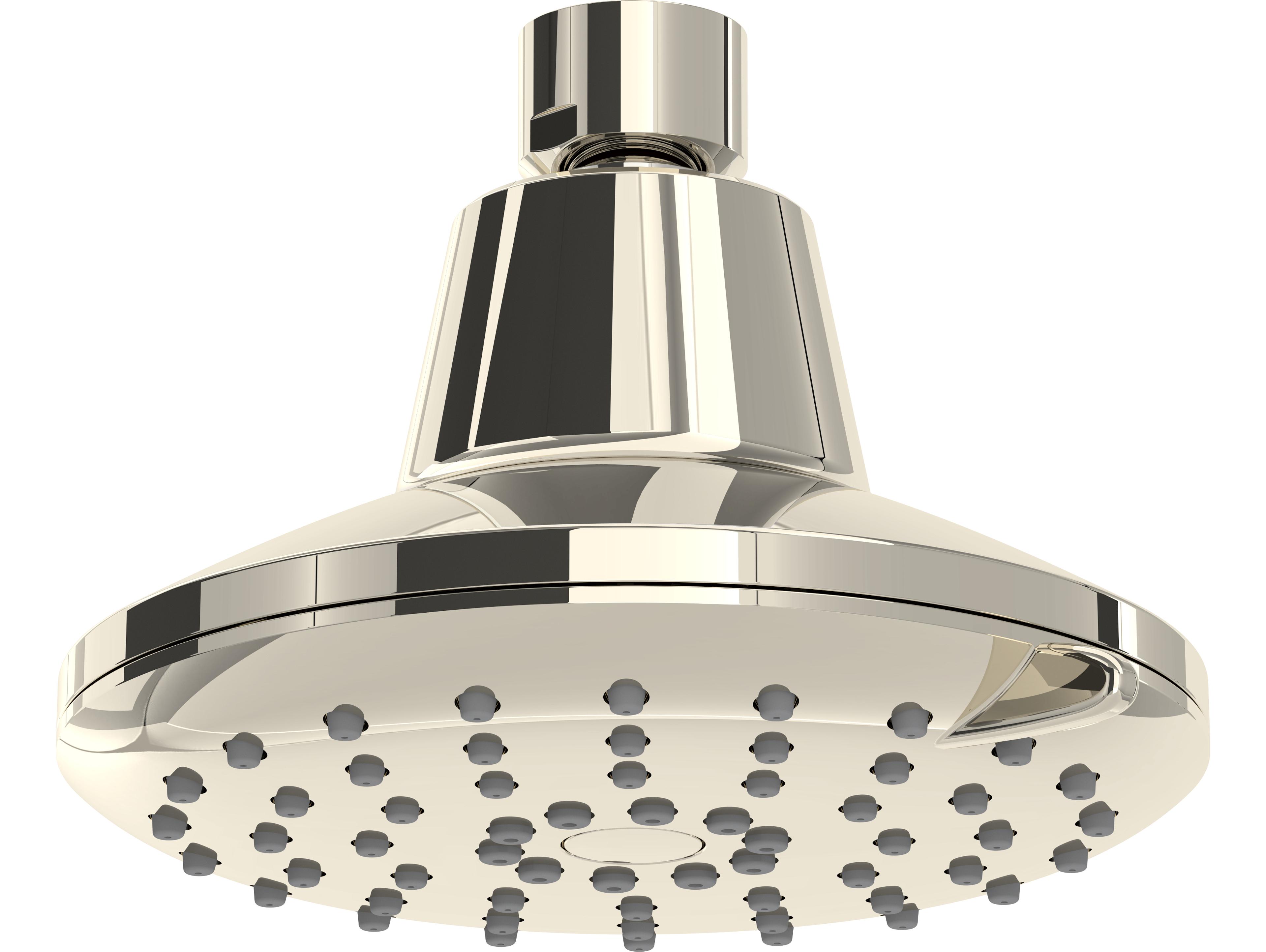Rohl 5" Polished Nickel 3-Function Showerhead