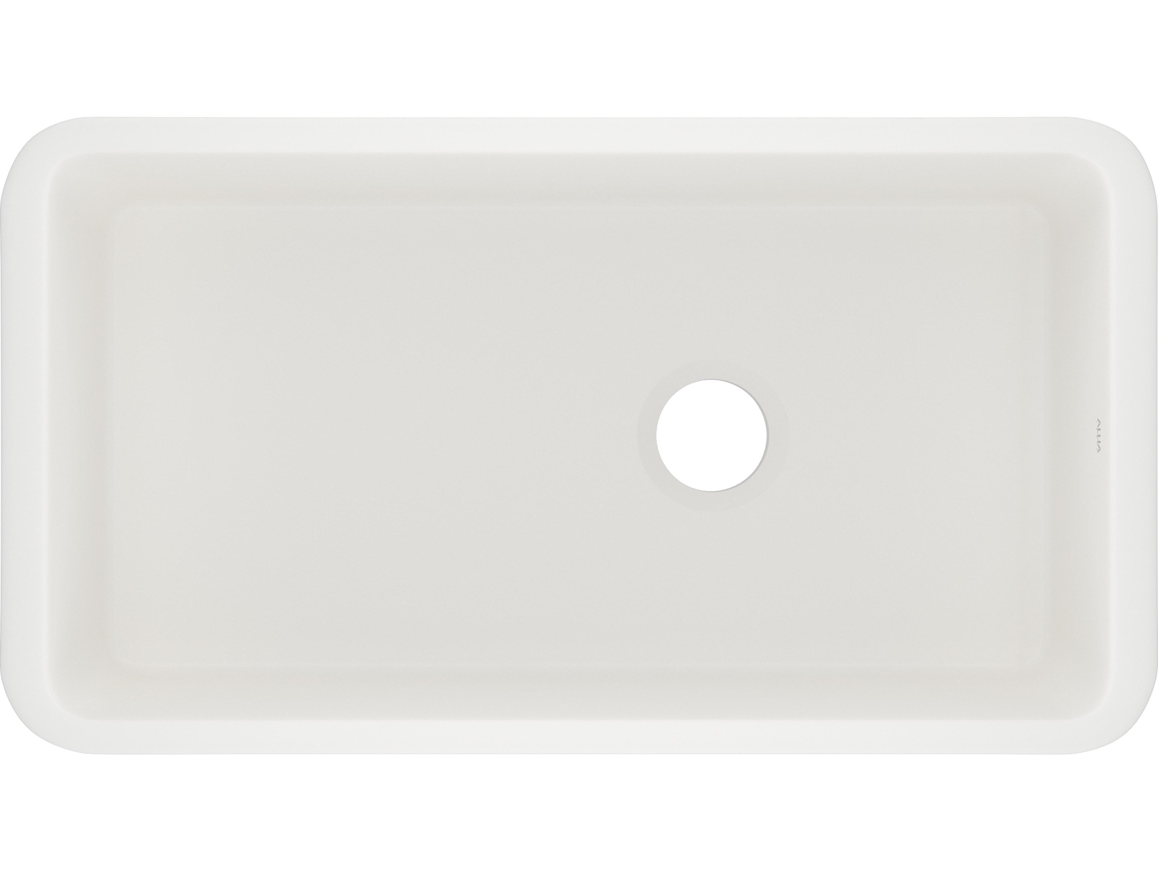 Rohl Allia Pergame Biscuit 34.5" Sink