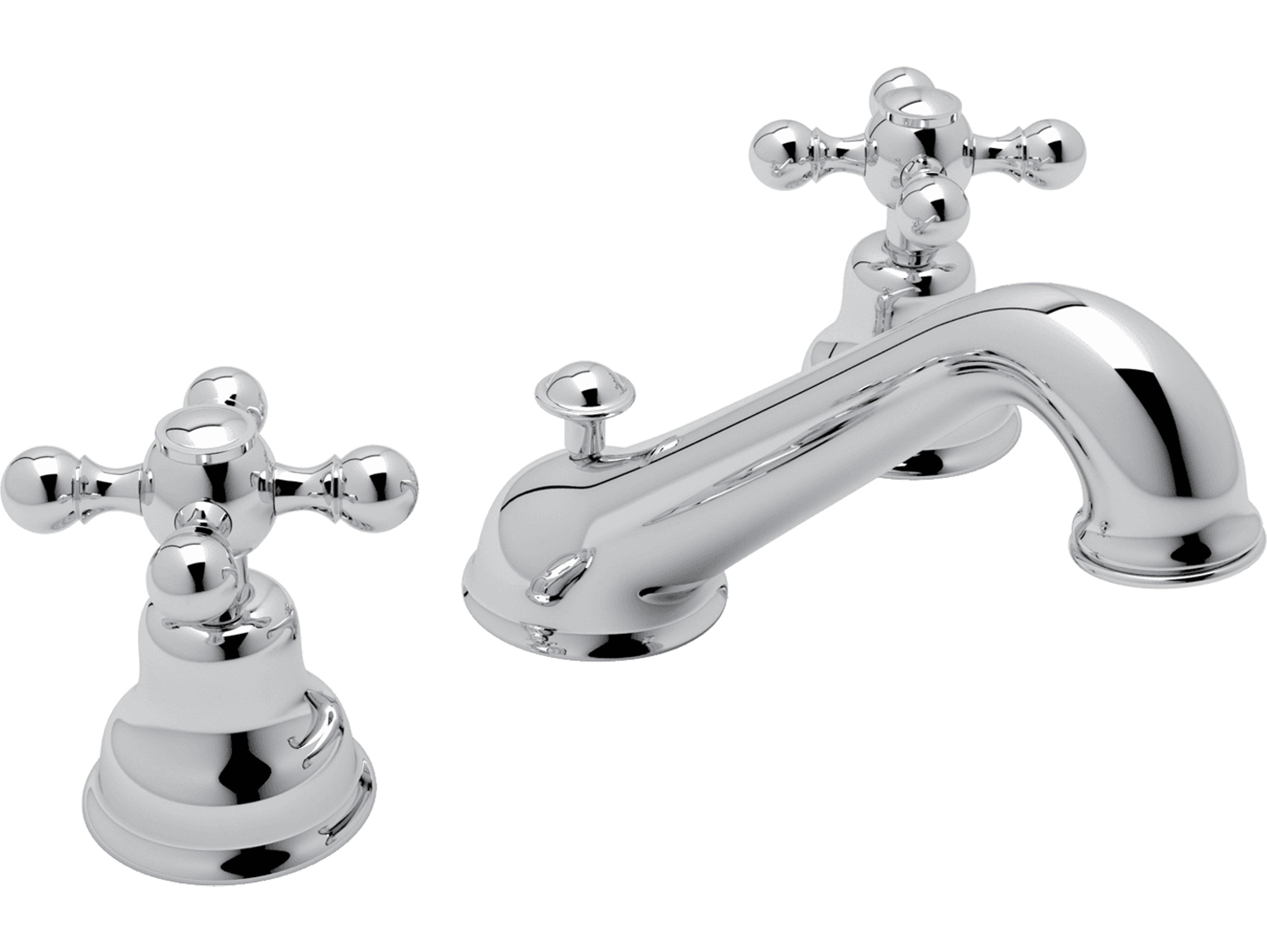 Rohl Arcana Widespread Lavatory Faucet In Polished Chrome