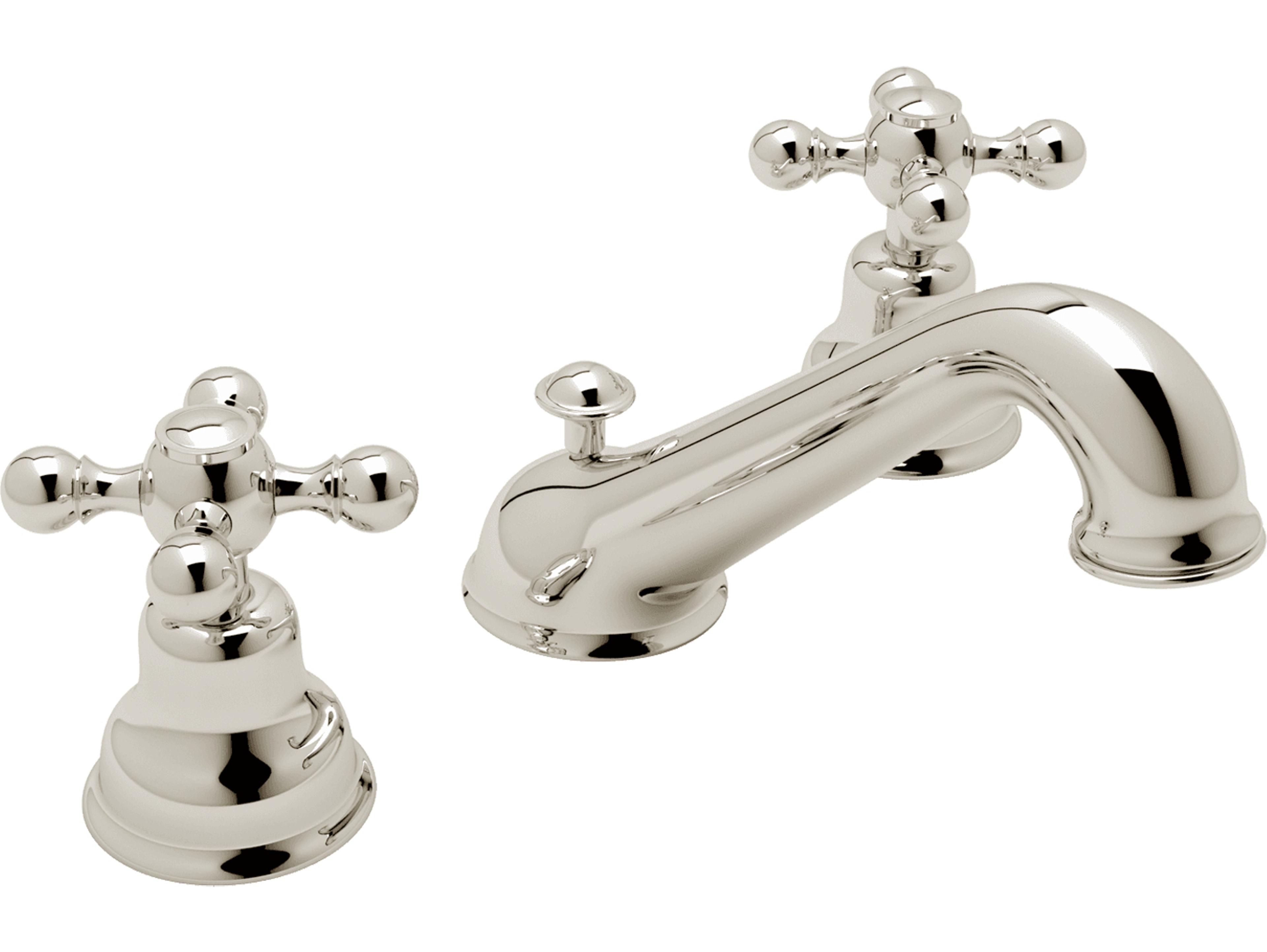 Rohl Arcana Widespread Lavatory Faucet In Polished Nickel 