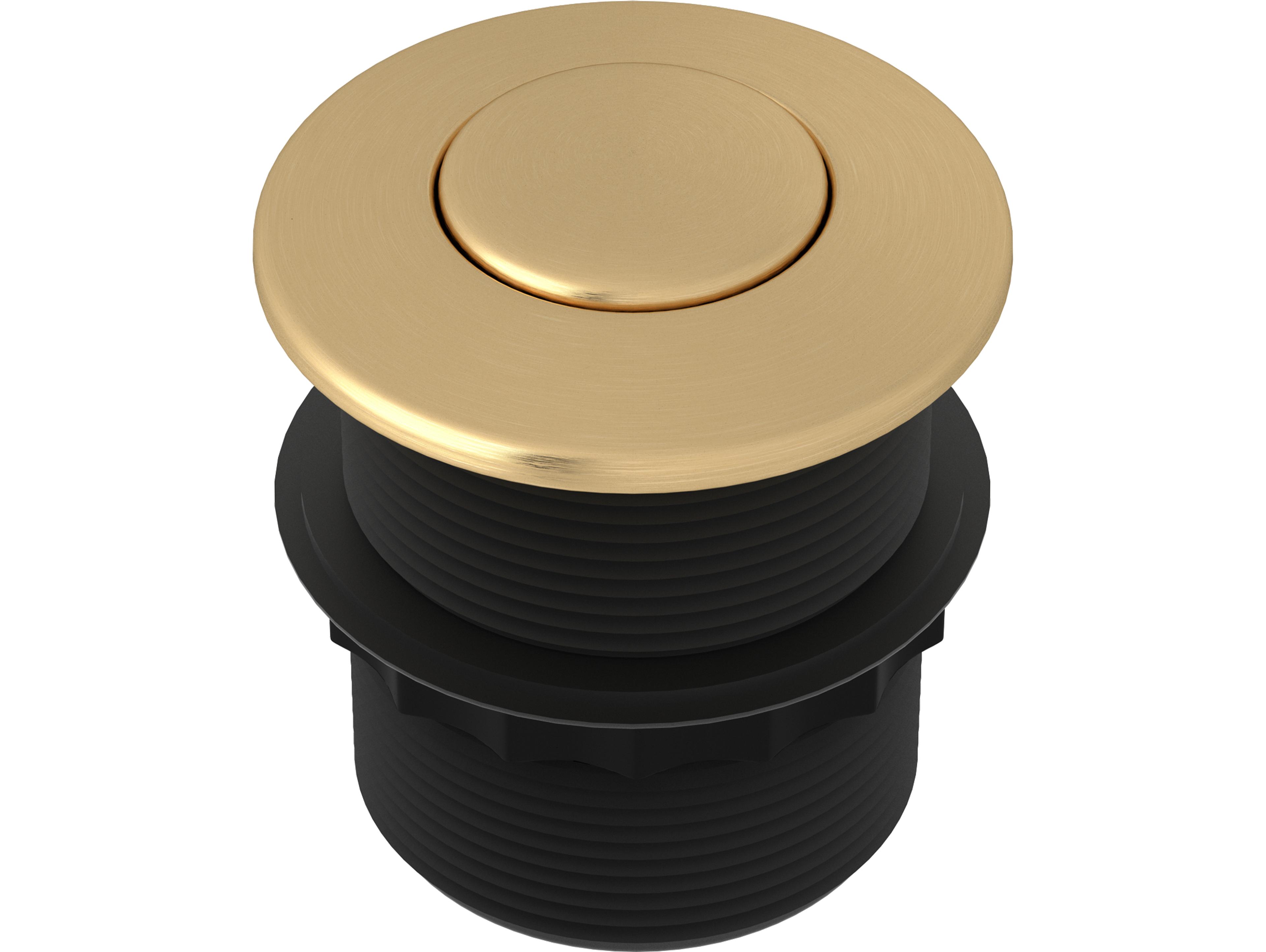 Rohl Air Activated Switch Button Only For Waste Disposal In Satin English Gold 