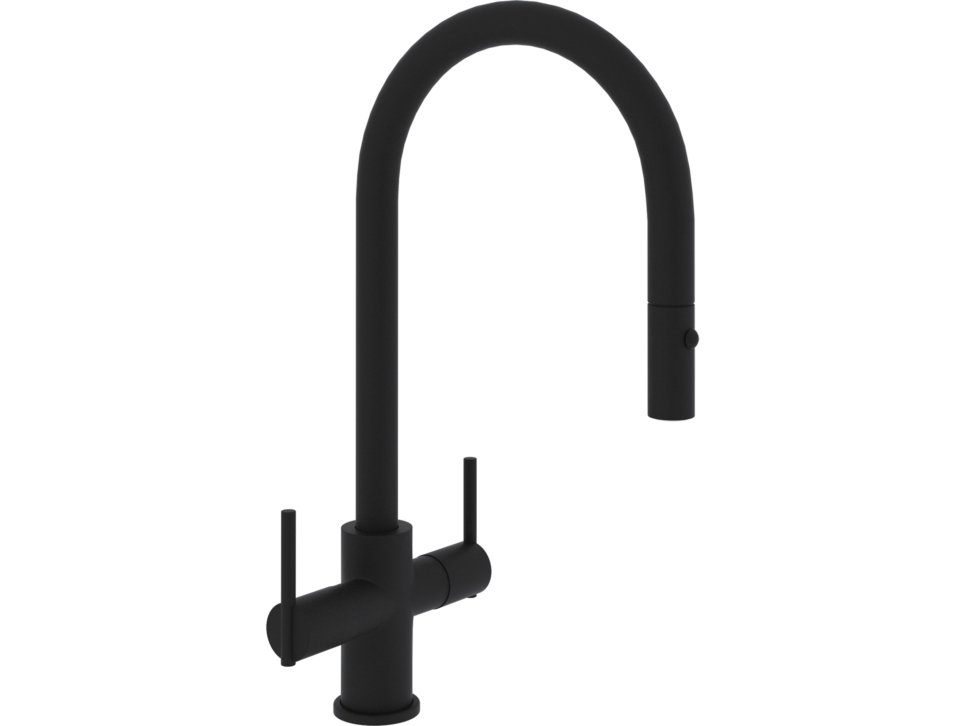 Rohl Pirellone Matte Black Faucet 