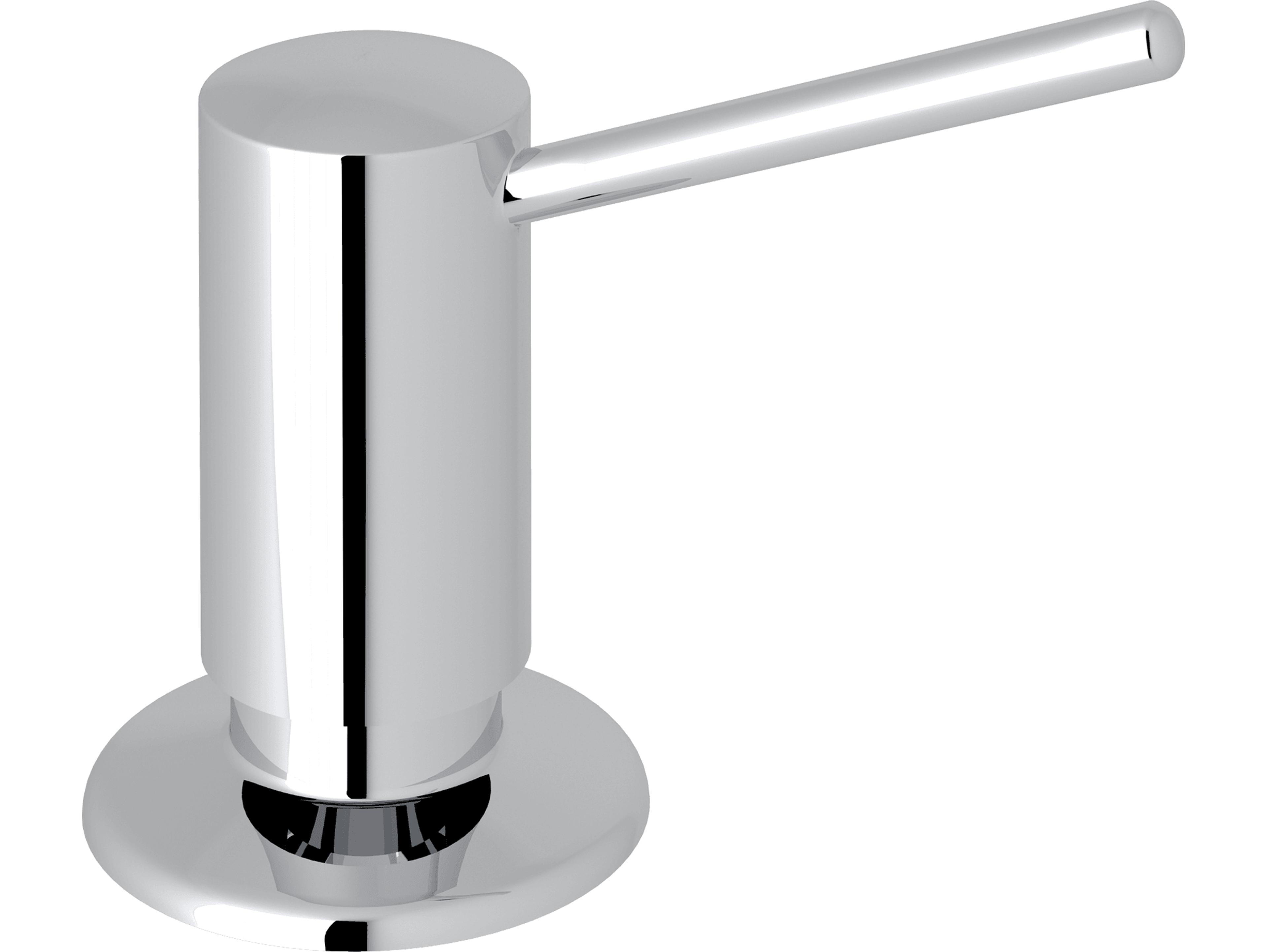 Rohl Lux Polished Chrome Soap/Lotion Dispenser With 3 Reach And One Touch System