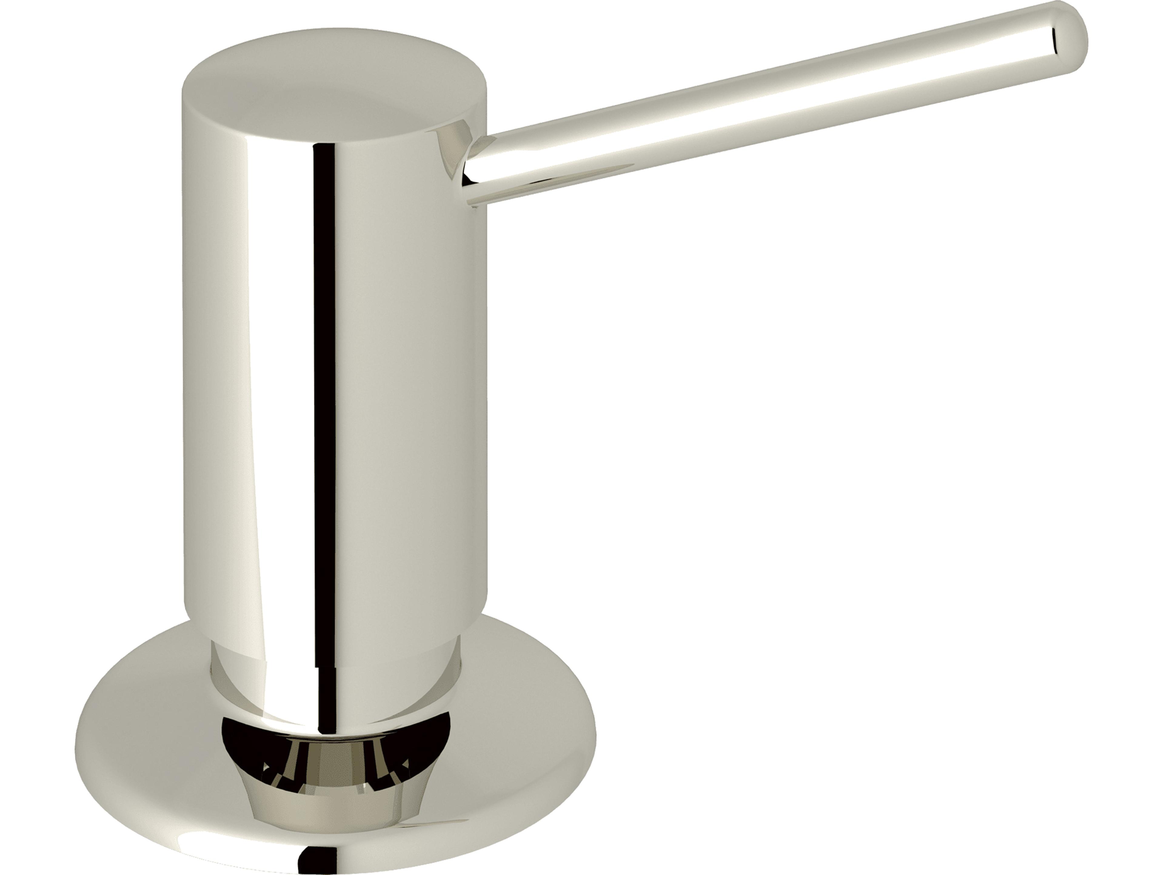 Rohl Lux Soap/Lotion Dispenser With 3 Reach And One Touch System In Polished Nickel