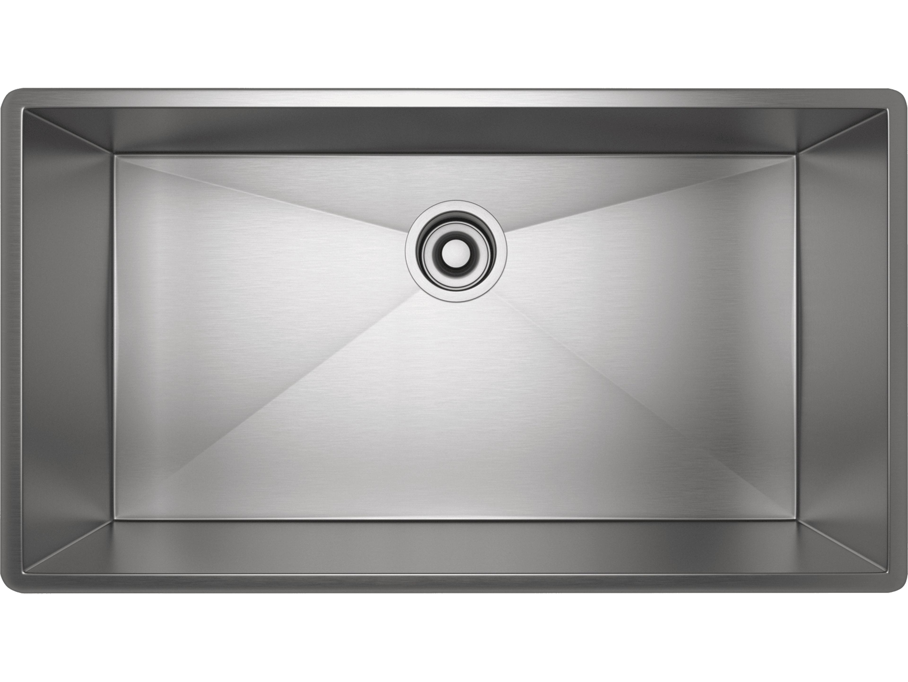 Rohl Forze Italian Stainless Steel Forze Single Bowl Kitchen Sink 