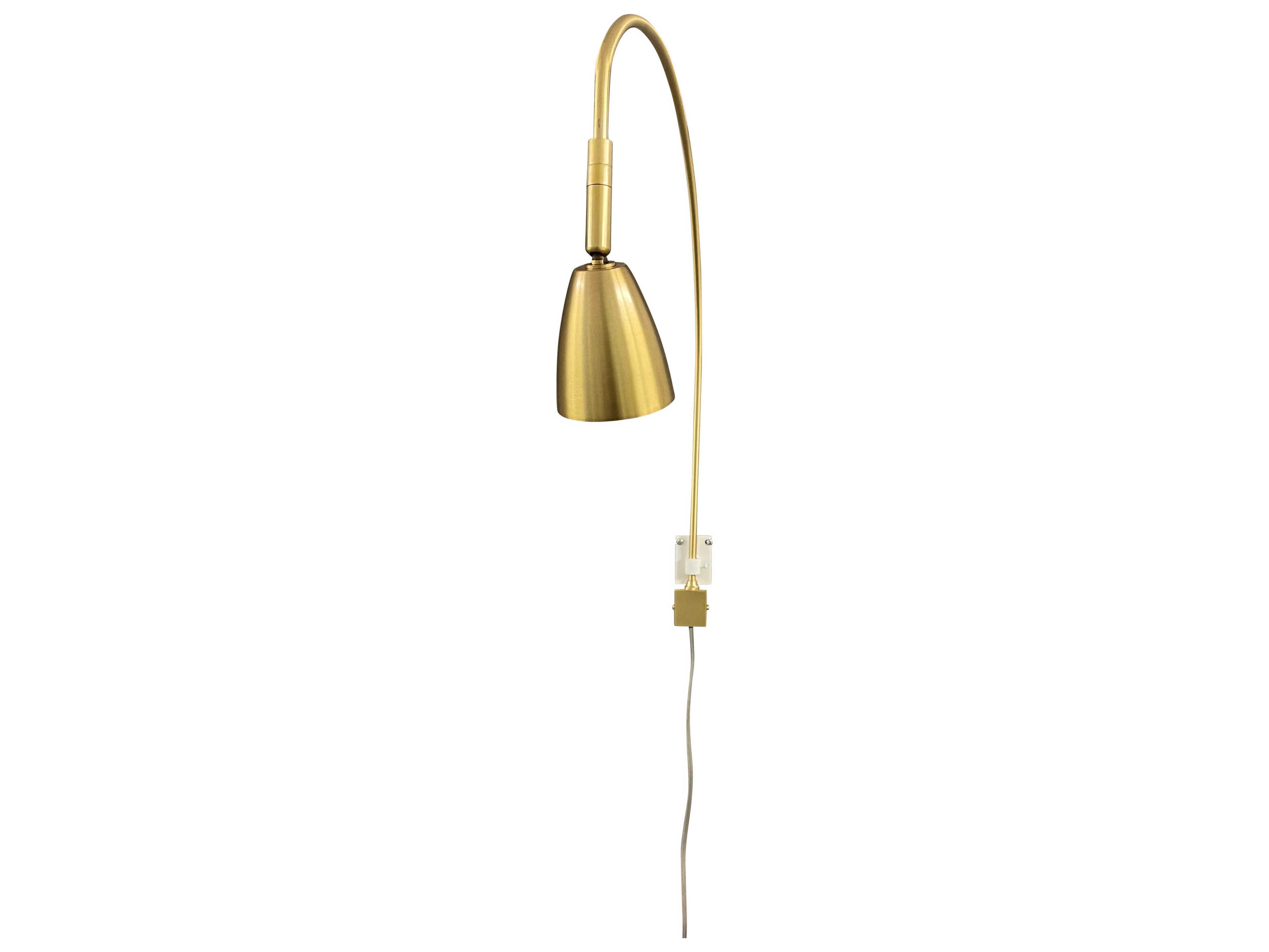 House of Troy Advent 1-Light Natural Brass Picture Light