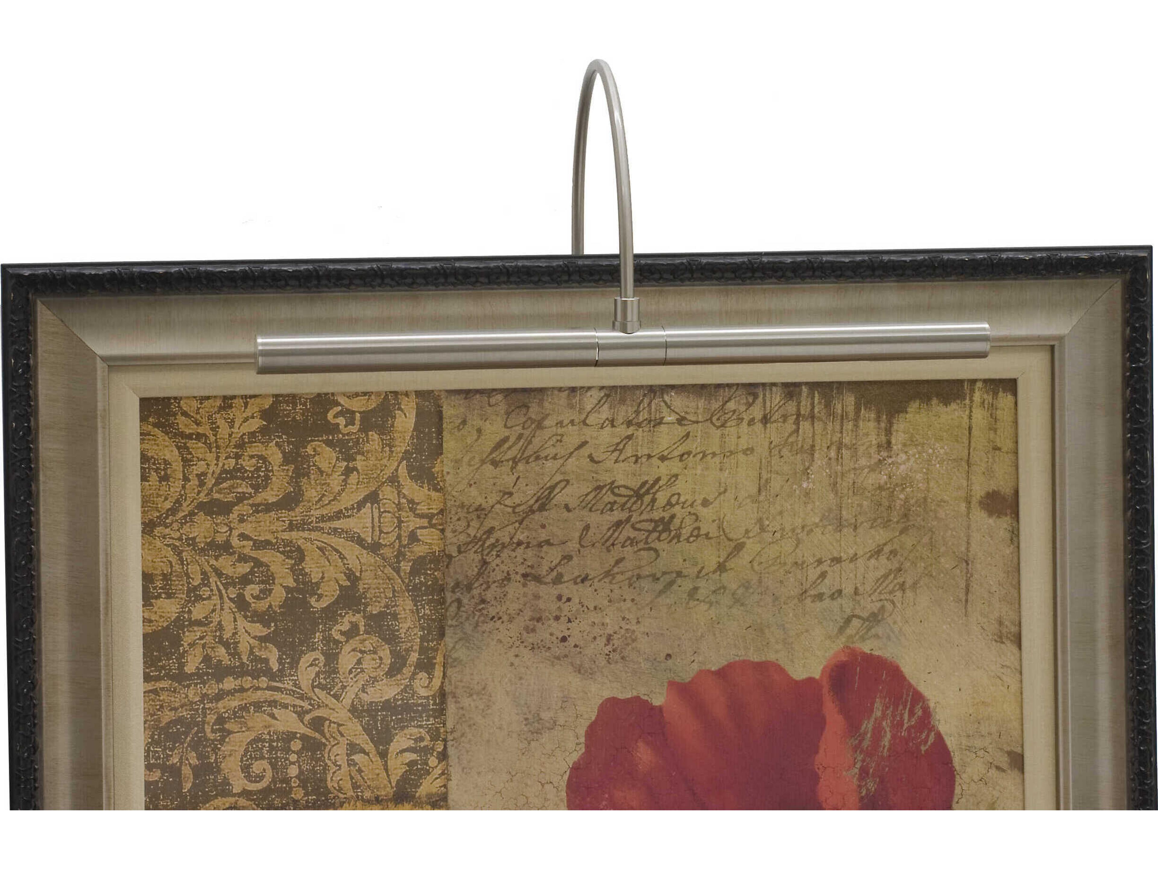 House of Troy Advent 2-Light Nickel Picture Light