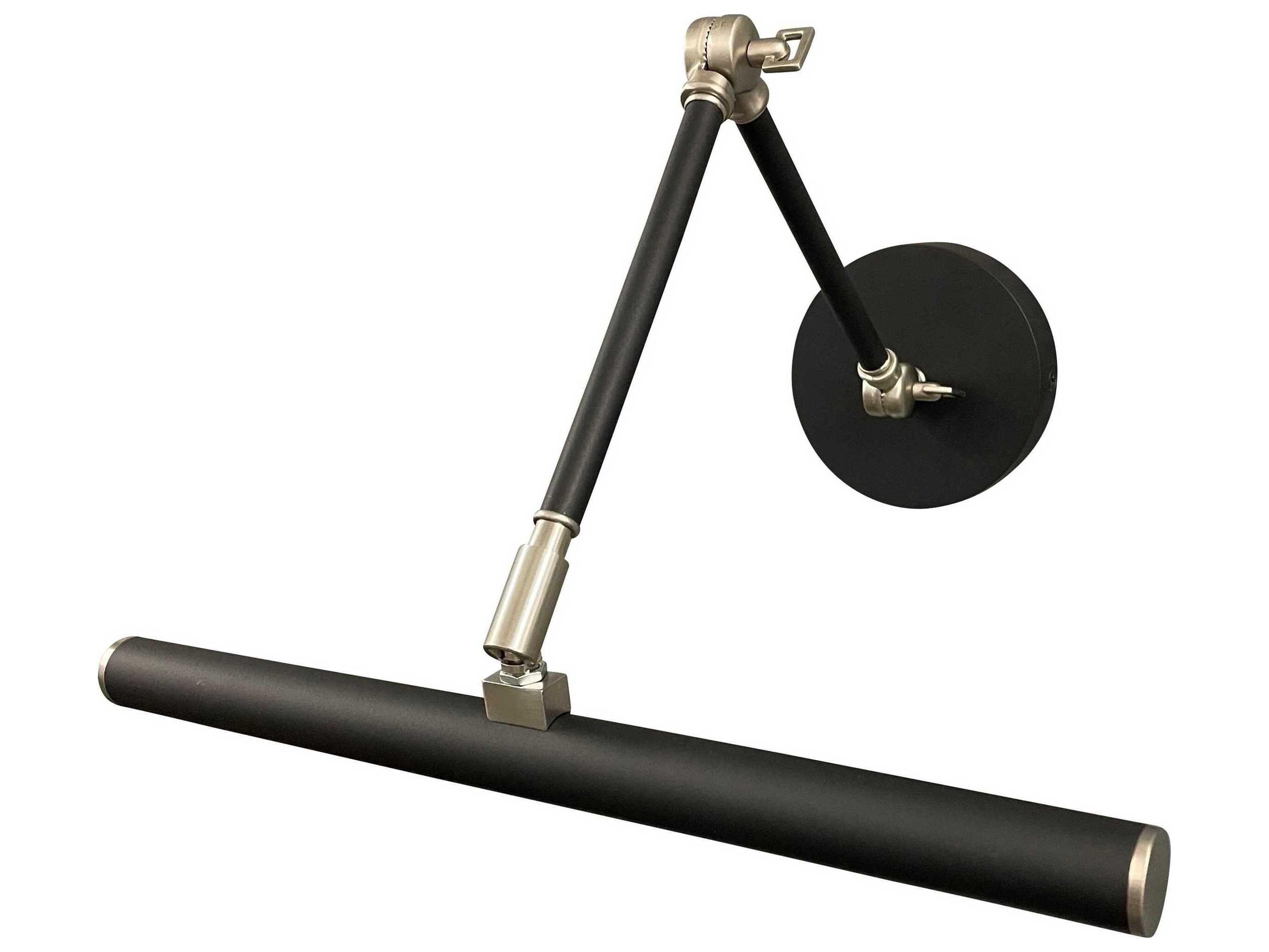 House of Troy Amelia Direct Wire 1-Light Black Satin Nickel Picture Light