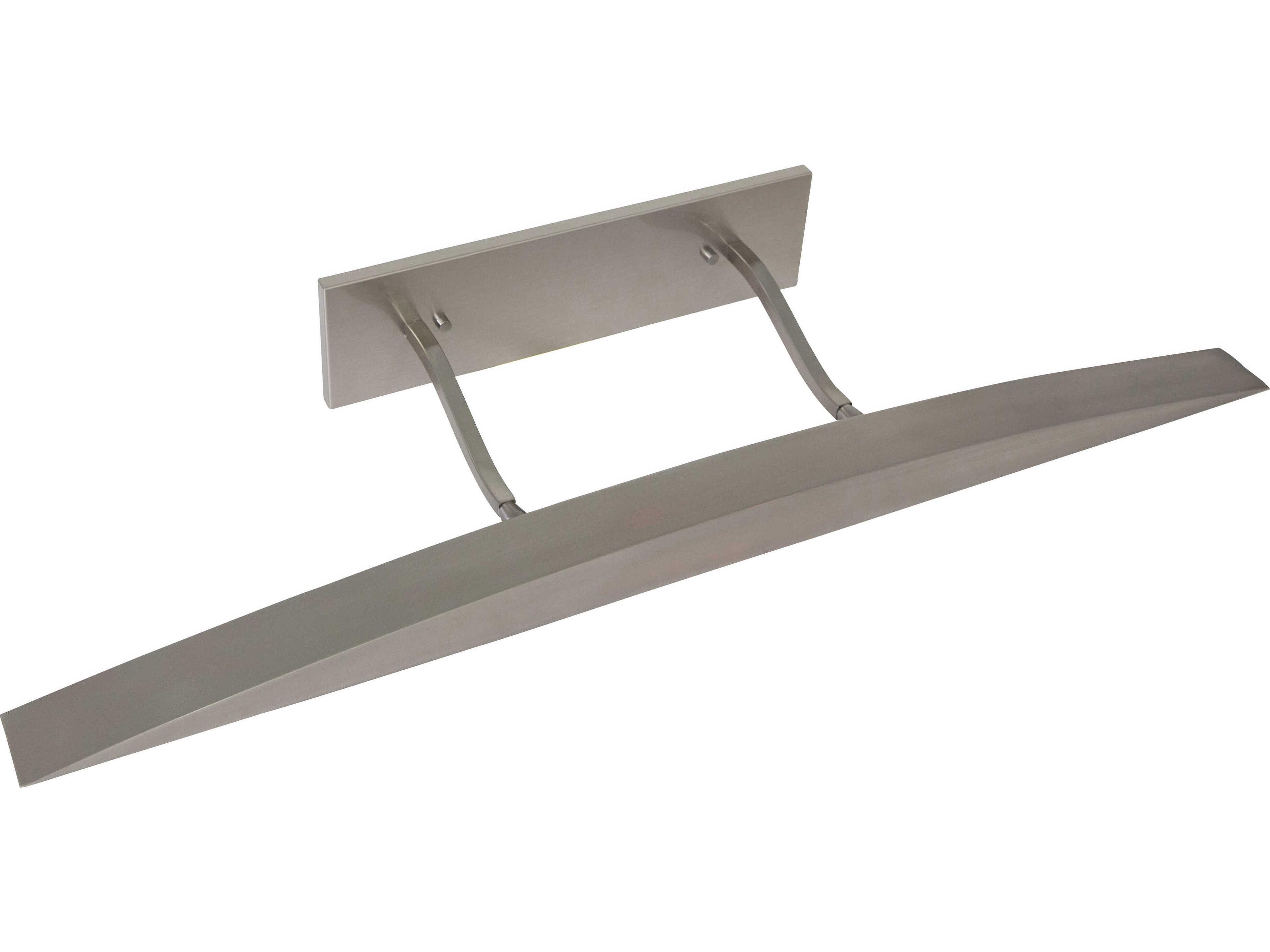 House of Troy Ultra-wide 6-Light Satin Nickel Picture Light