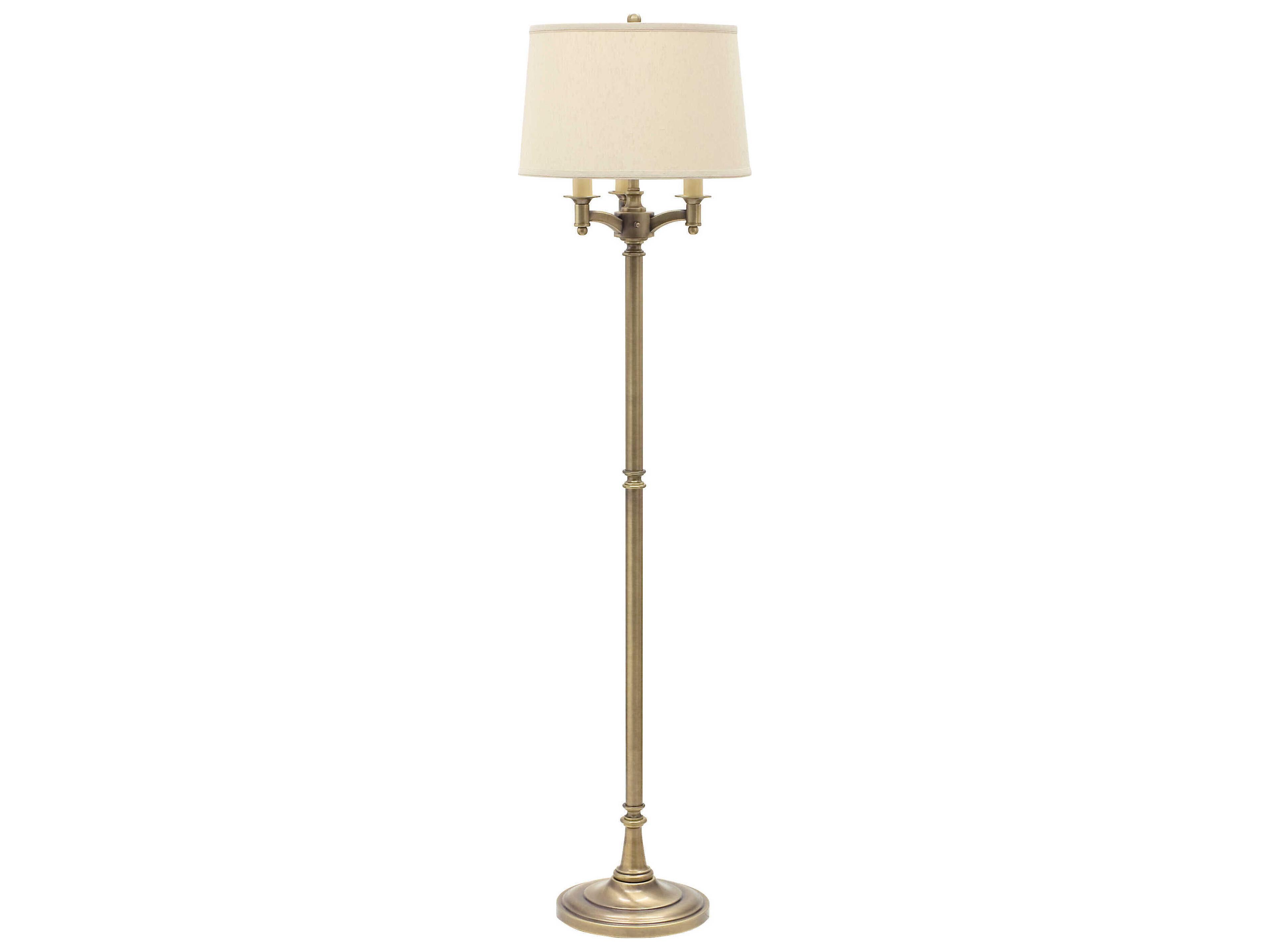 House of Troy Lancaster Brass Floor Lamp