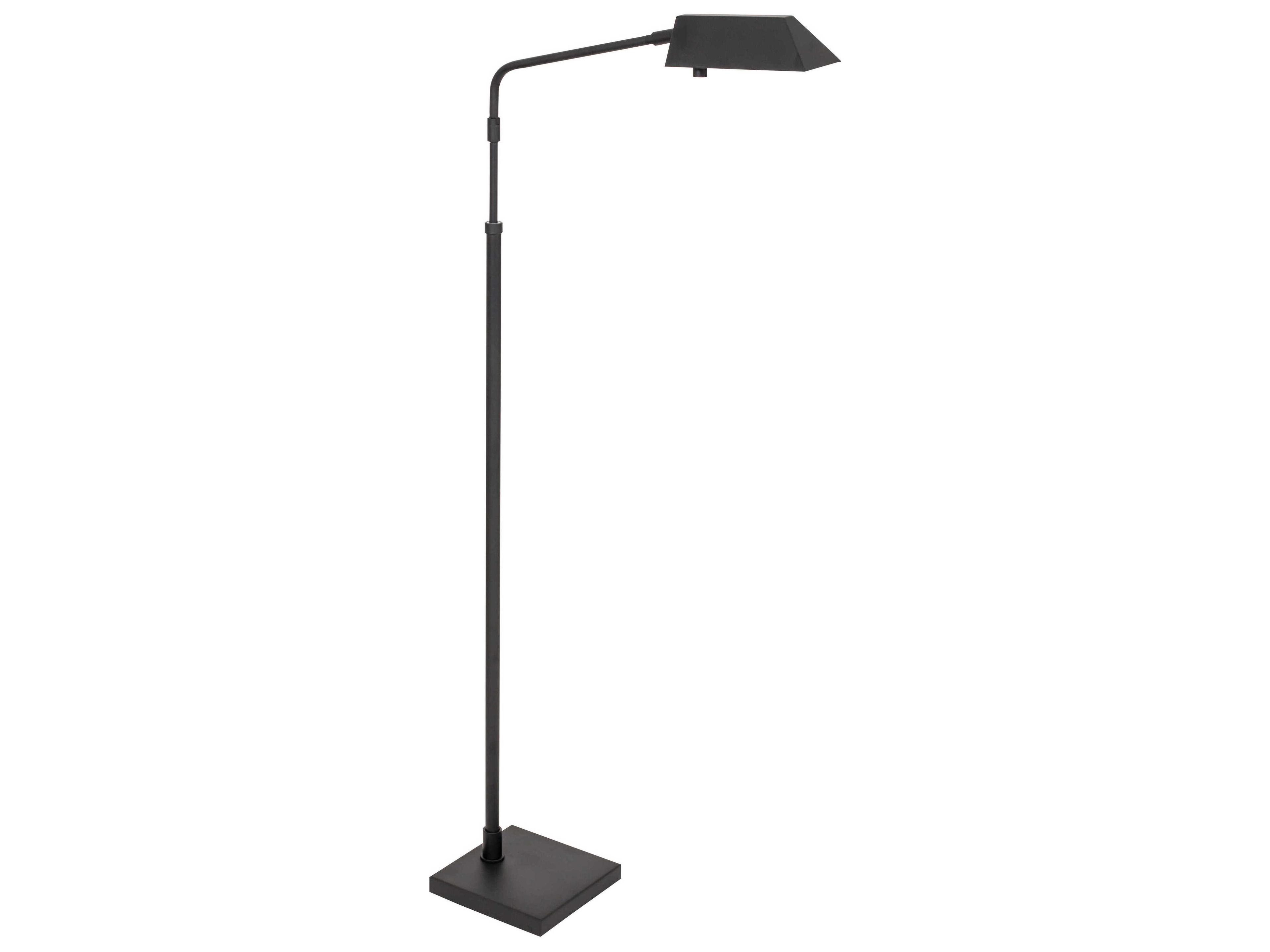 House Of Troy Newbury LED Adjustable Black Floor Lamp