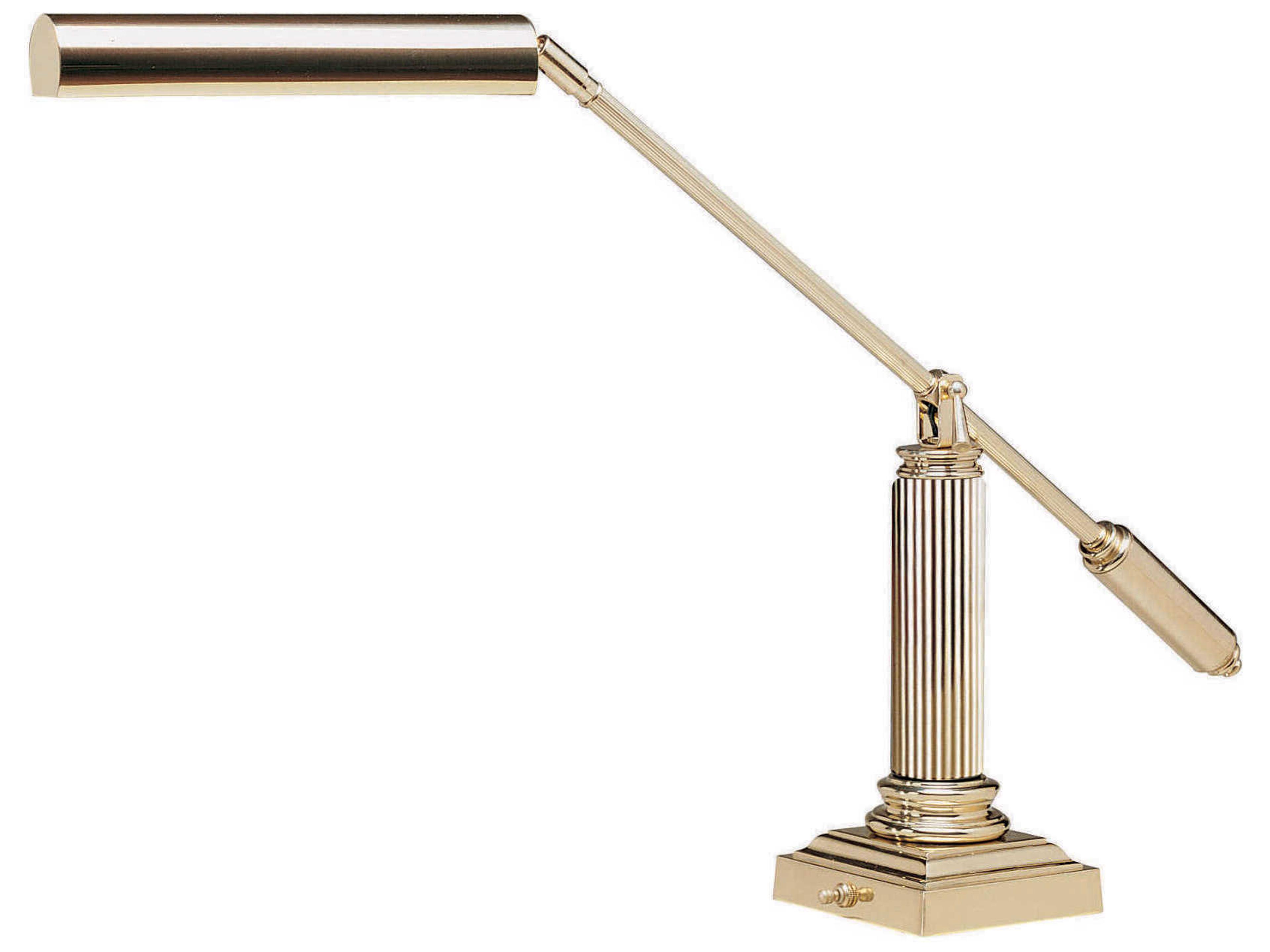 House of Troy Grand Polished Brass Desk Lamp