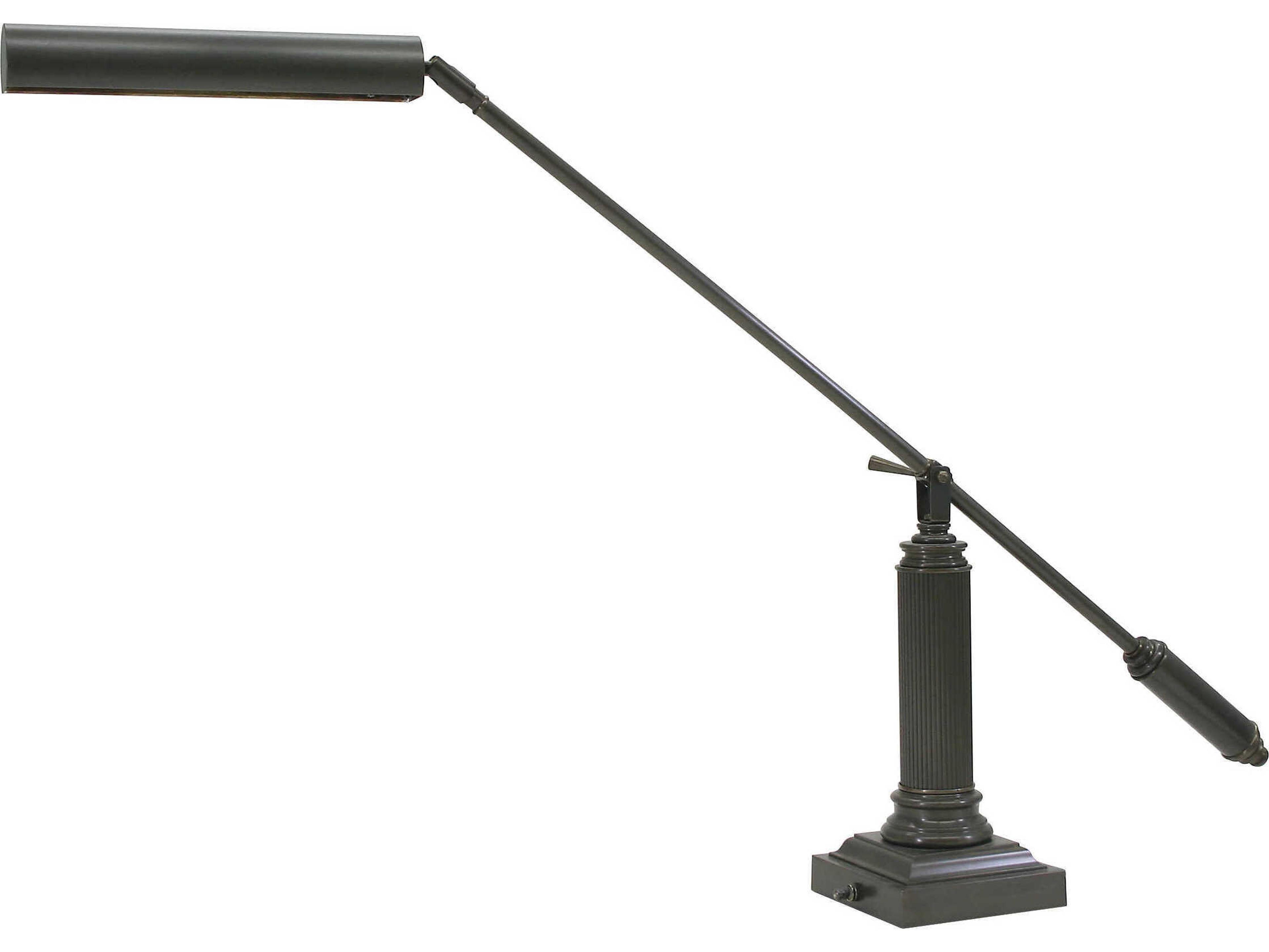 House of Troy Grand Mahogany Bronze Desk Lamp