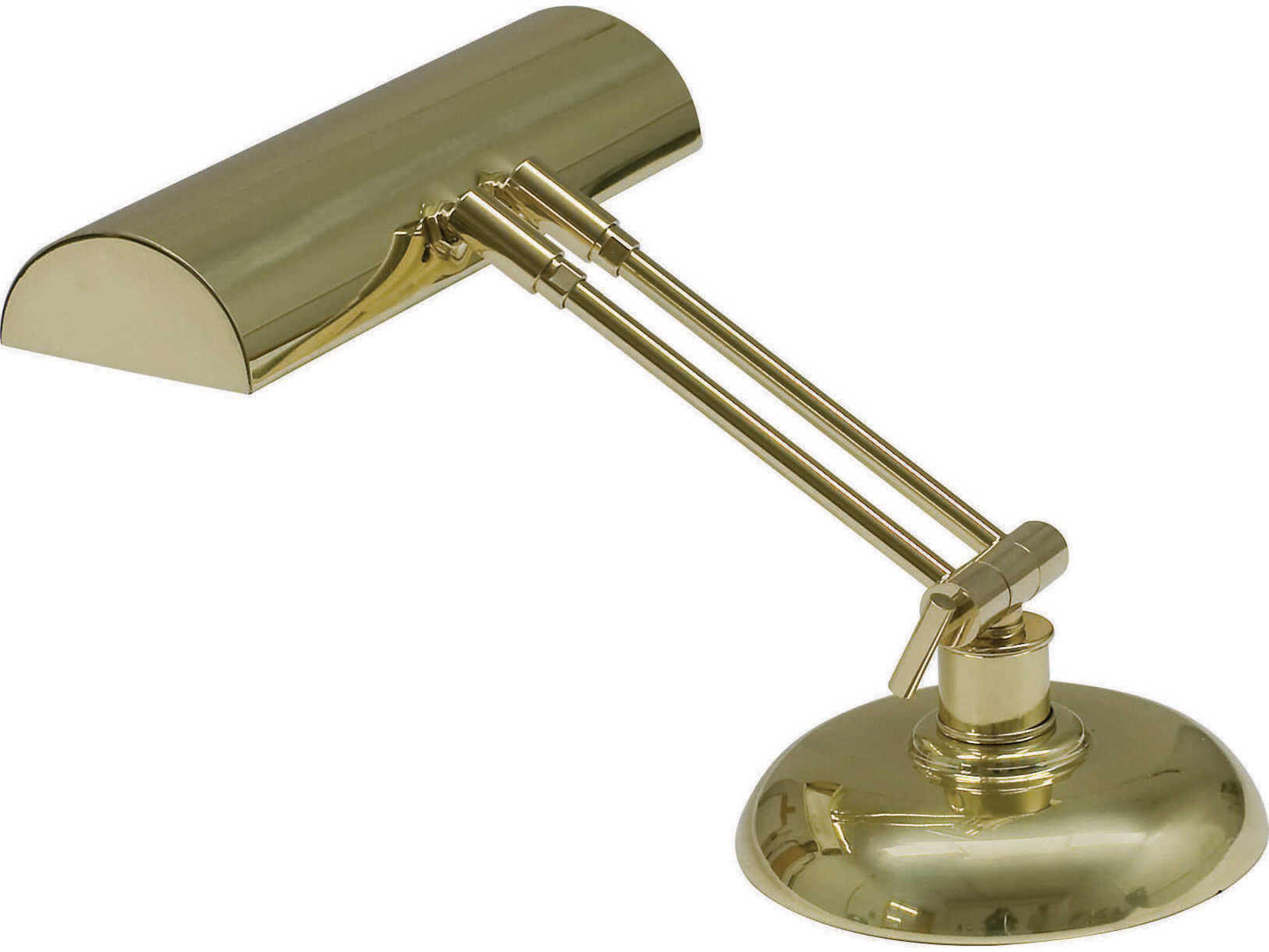 House of Troy Polished Brass Piano Lamp